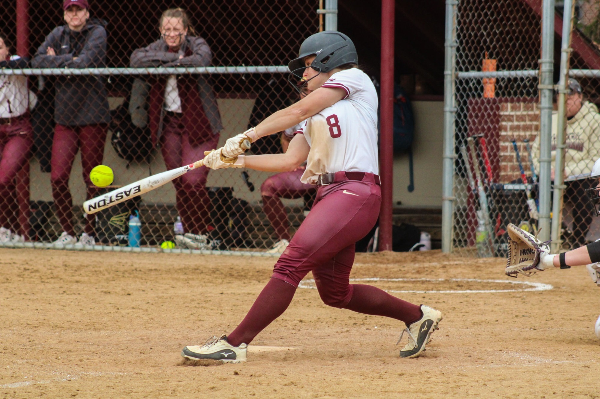 Jamie Madara swinging at a pitch vs. Mansfield, 3/21/26