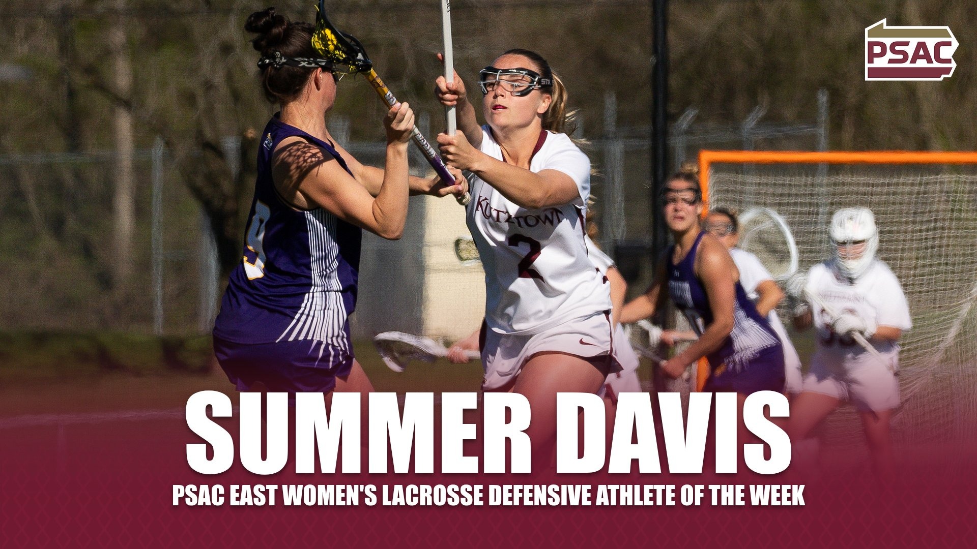 Summer Davis earns PSAC East Defensive Athlete of the Week 4.14.26