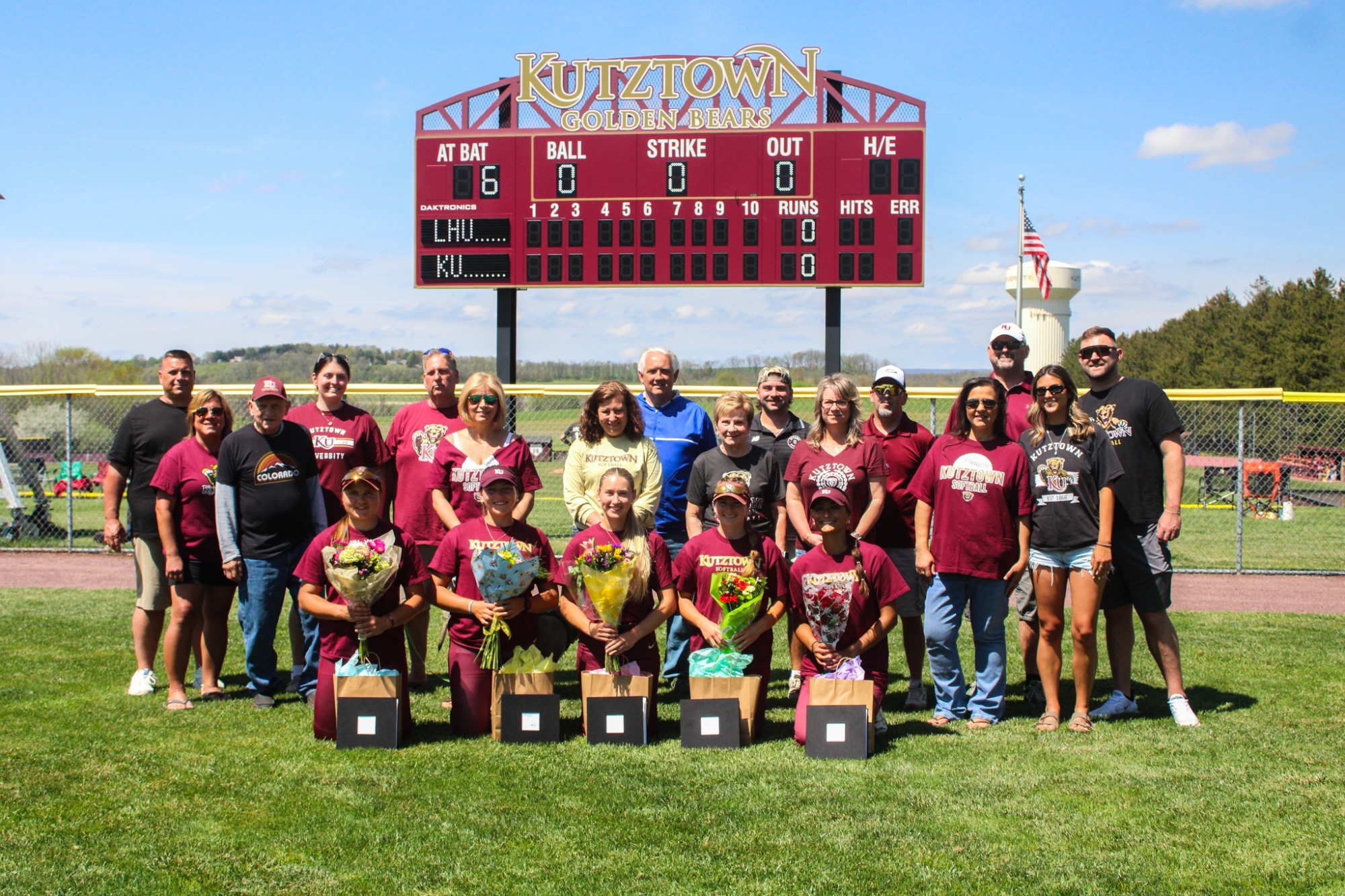 Kutztown seniors on 2026 senior day