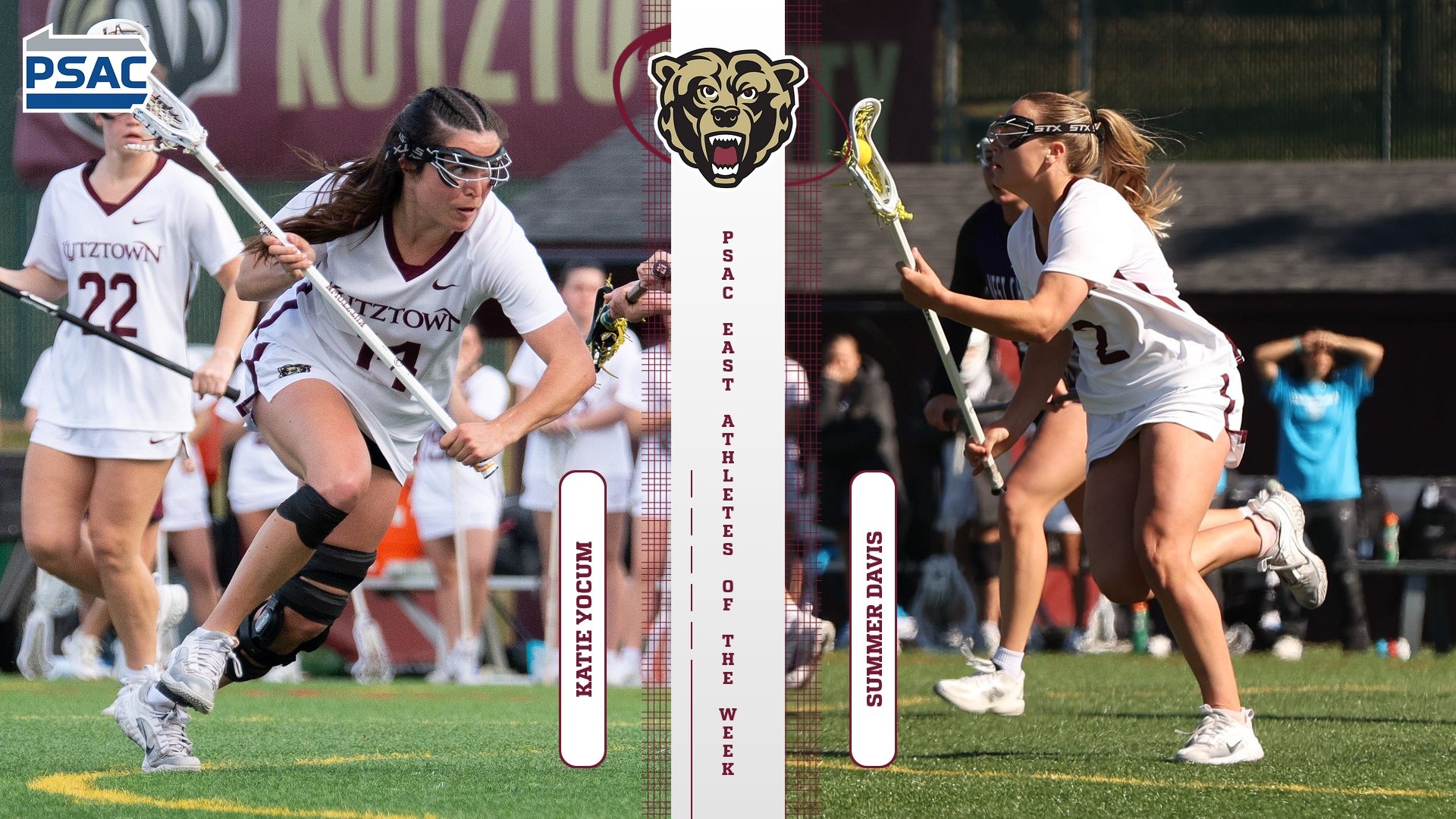 Seniors Katie Yocum & Summer Davis earn week 10 psac athletes of the week 2026