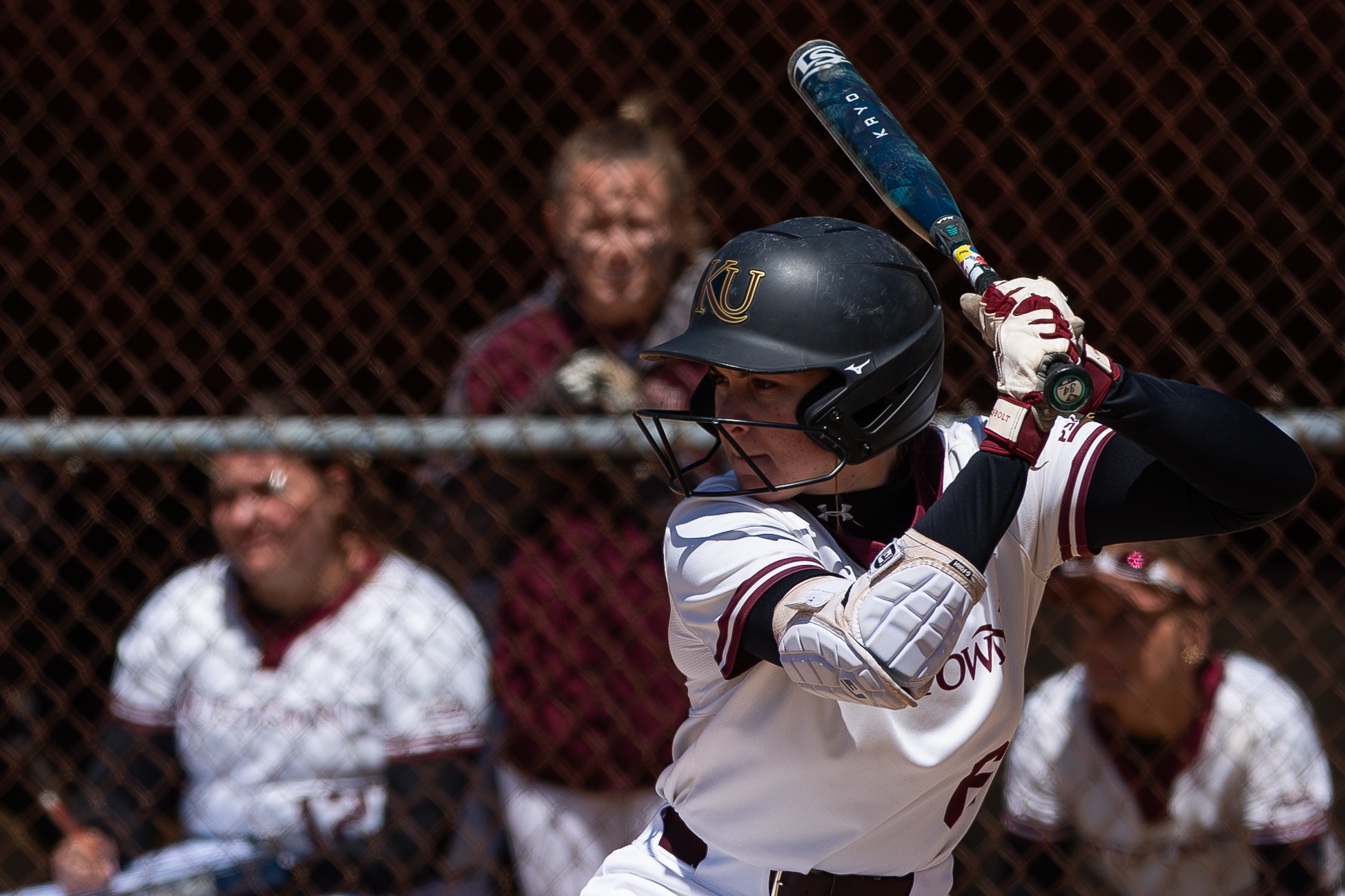 Ashley Schulz batting vs. Wilmington, 4/8/26