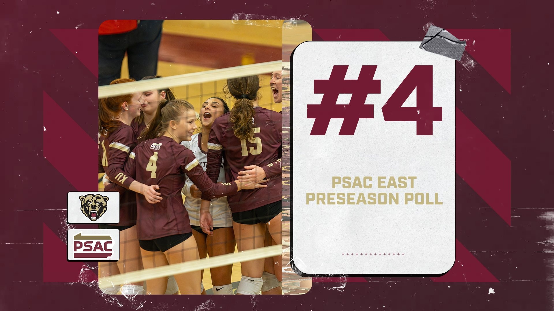Kutztown women's volleyball ranks fourth in the 2026 PSAC East preseason poll ranking