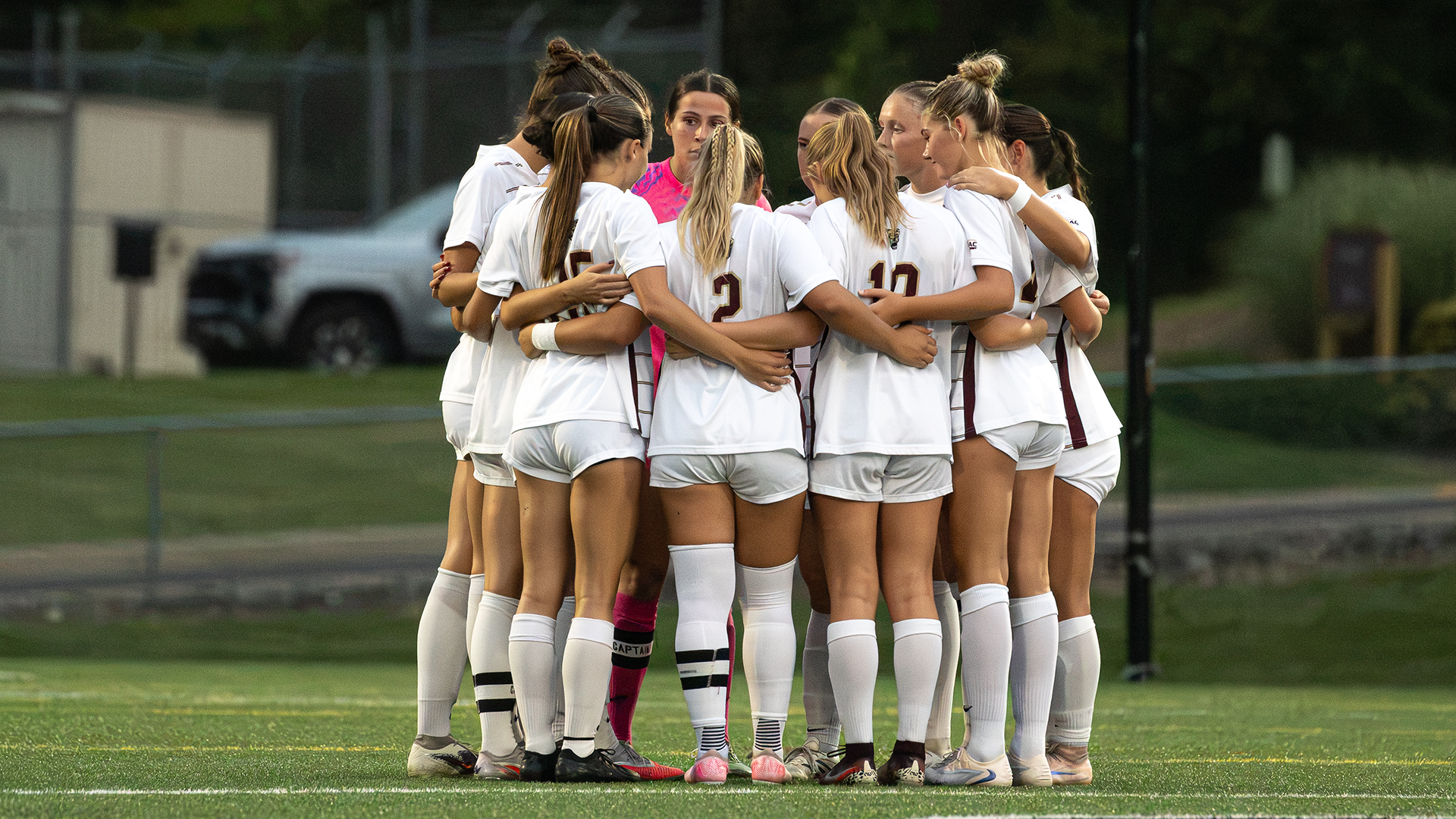 Kutztown WSOC huddle vs. Shippensburg 9/16/26