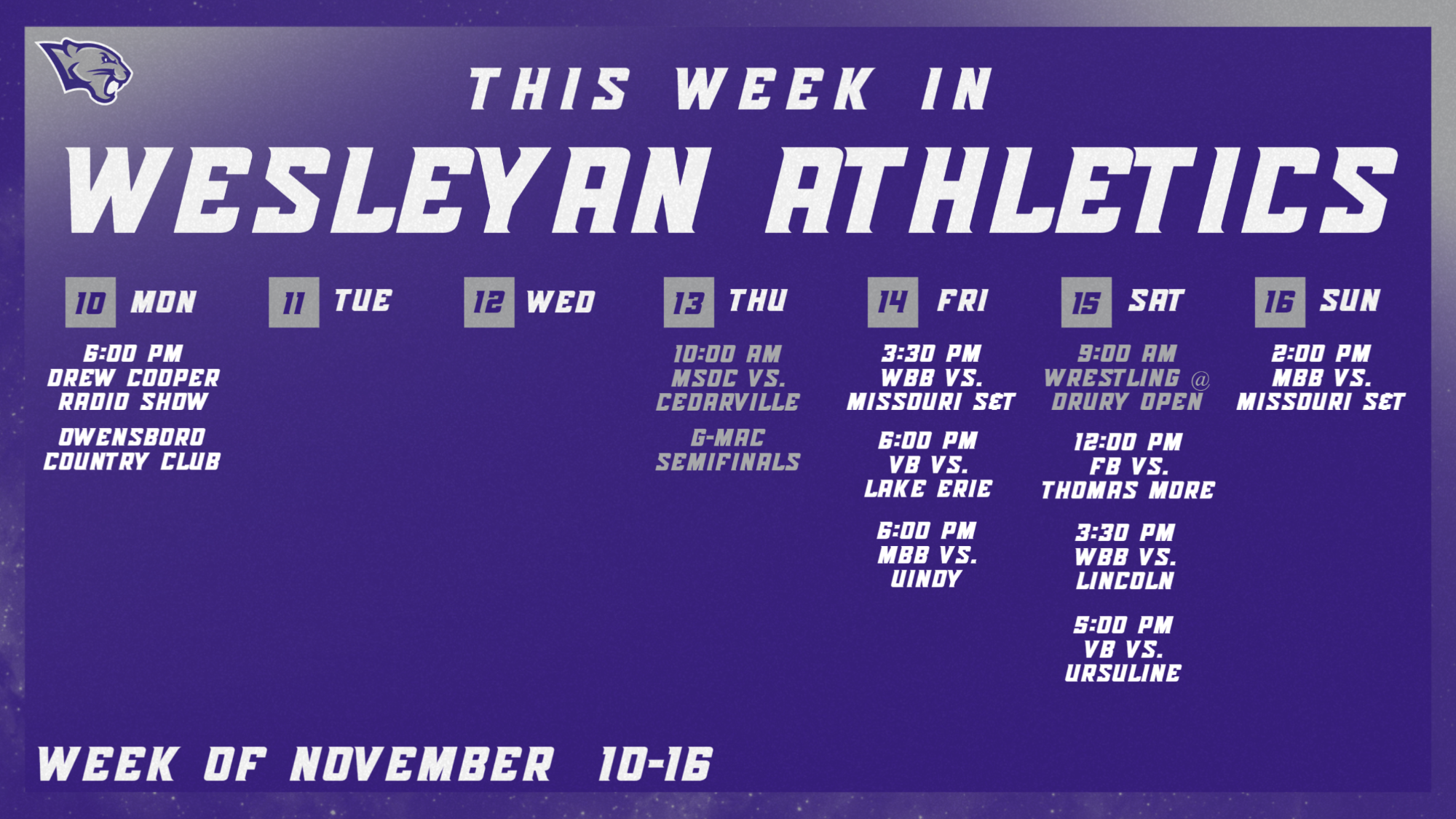 Wesleyan Athletics