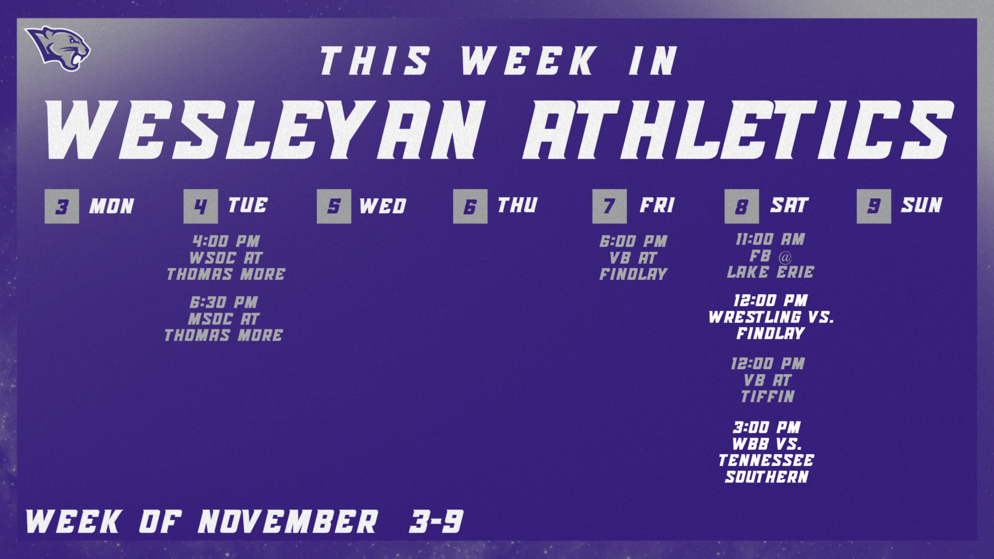 Wesleyan Athletics