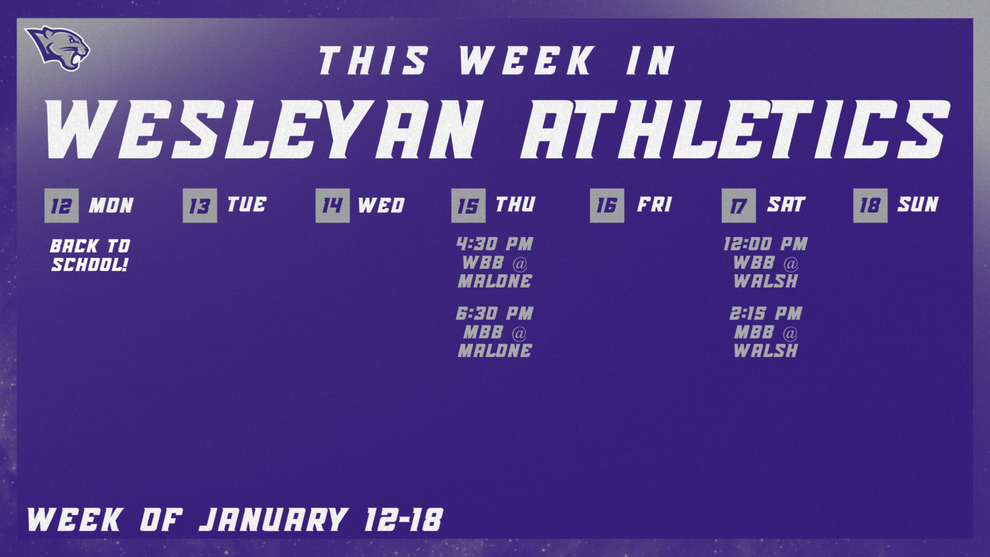 Wesleyan Athletics
