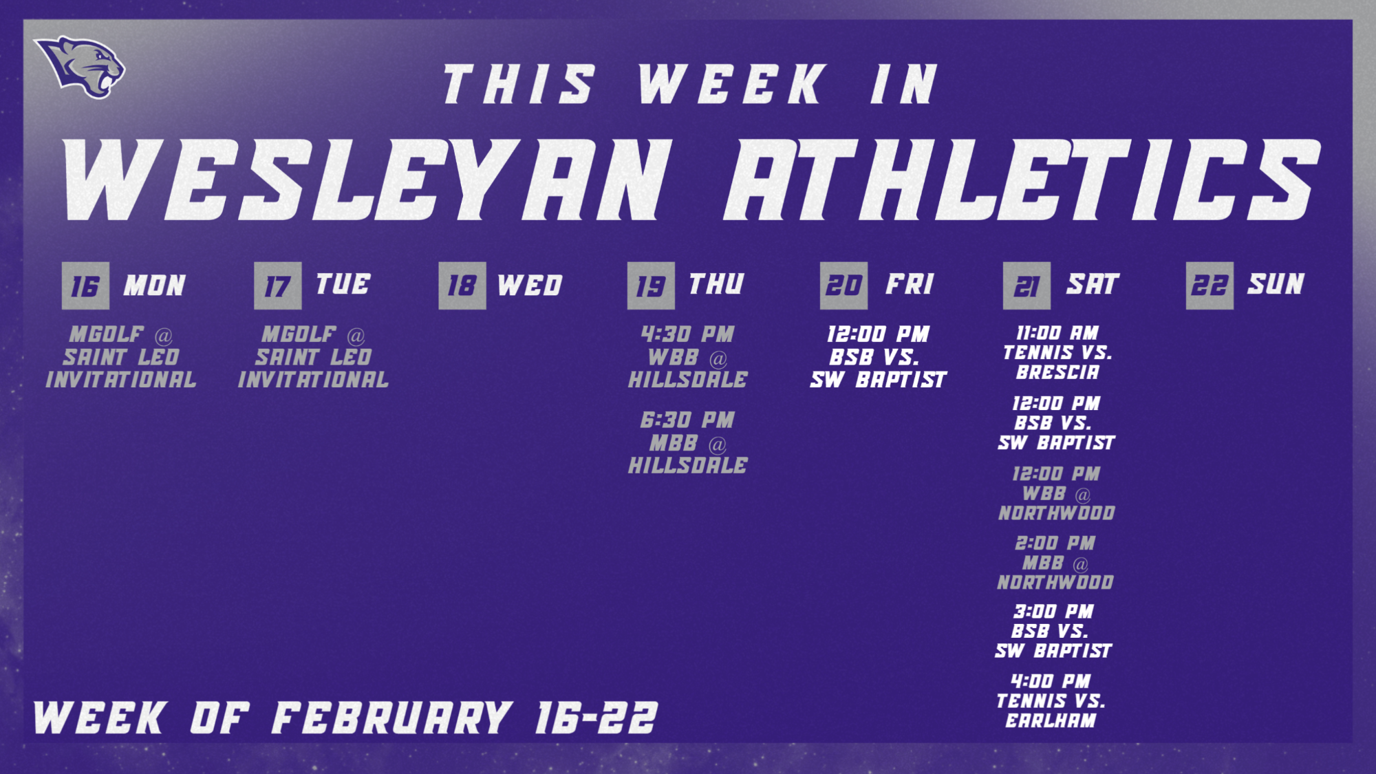 Wesleyan Athletics