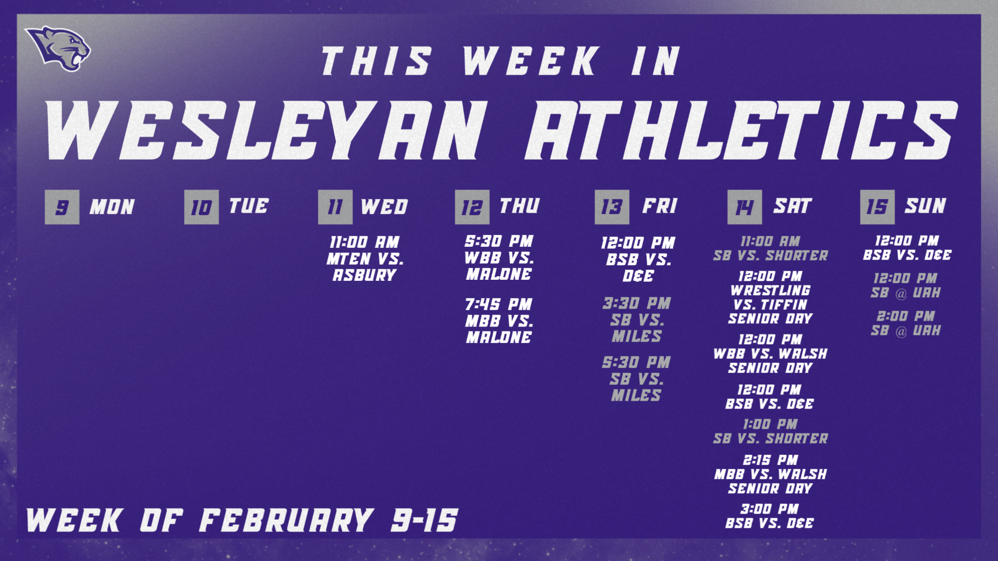 Wesleyan Athletics