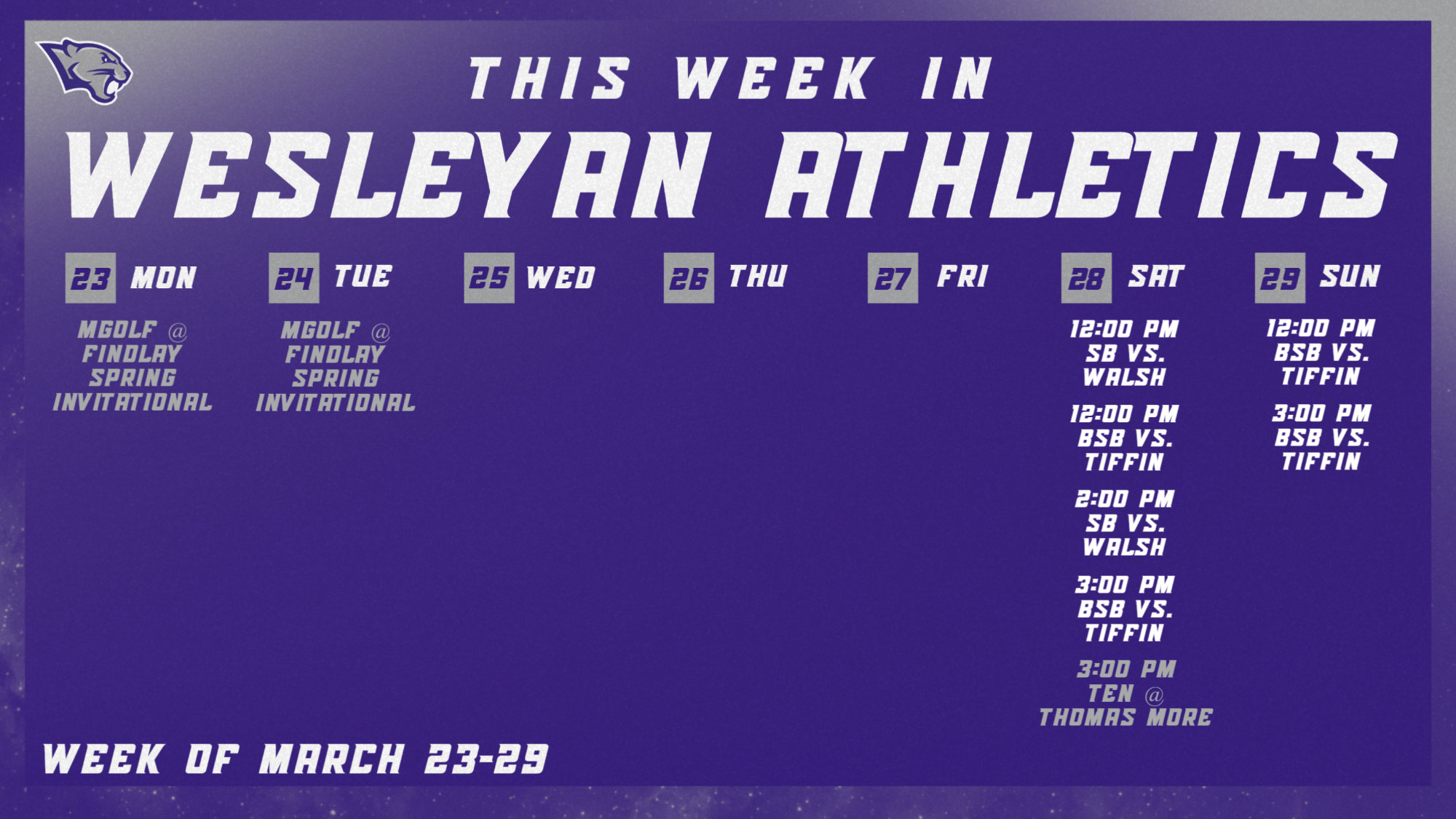 Wesleyan Athletics