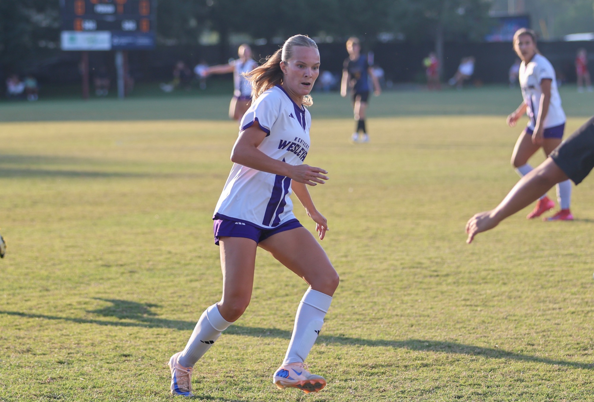midfield Emma Fields (31) attends an event