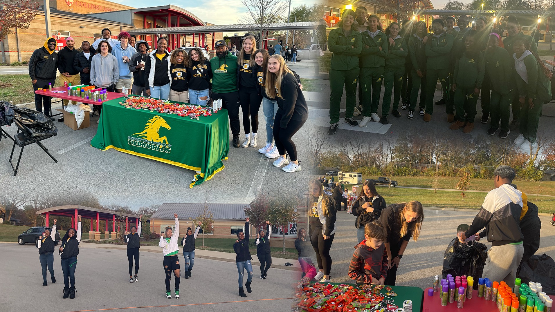 Kentucky State StudentAthletes Volunteer at Collins Lane Elementary