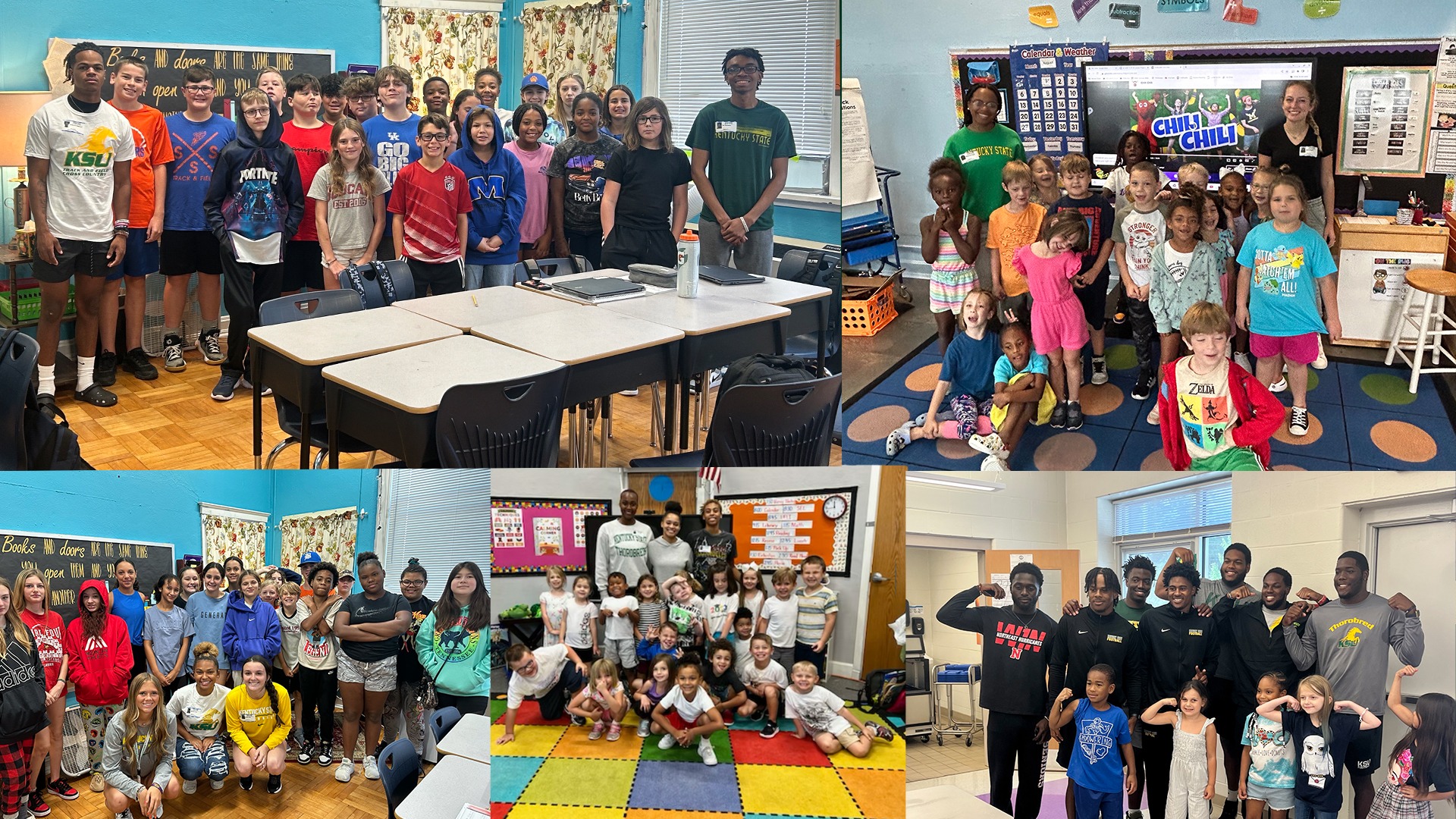 Kentucky State Athletics Partners with Second Street School and Collins