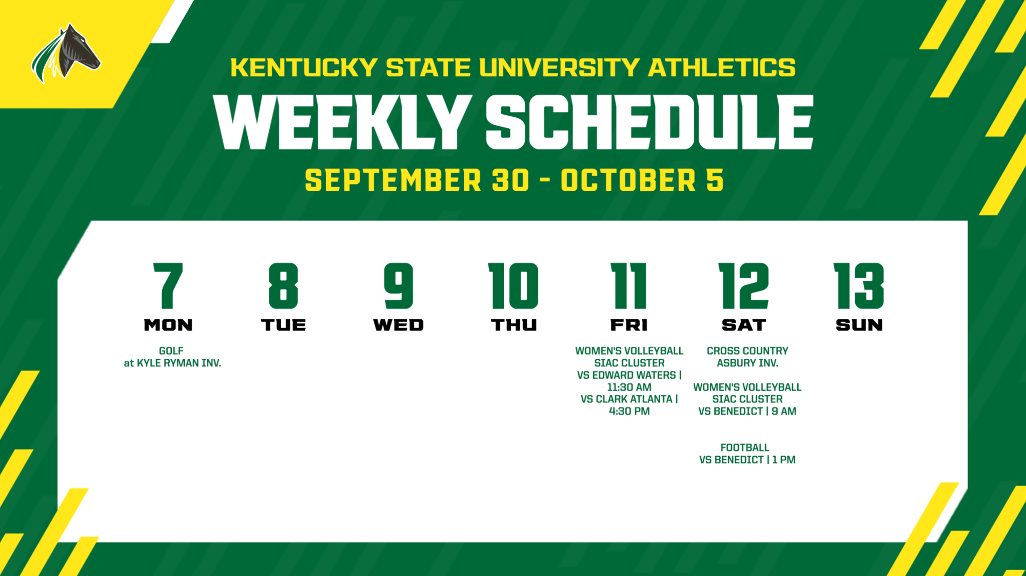 This Week in Athletics 