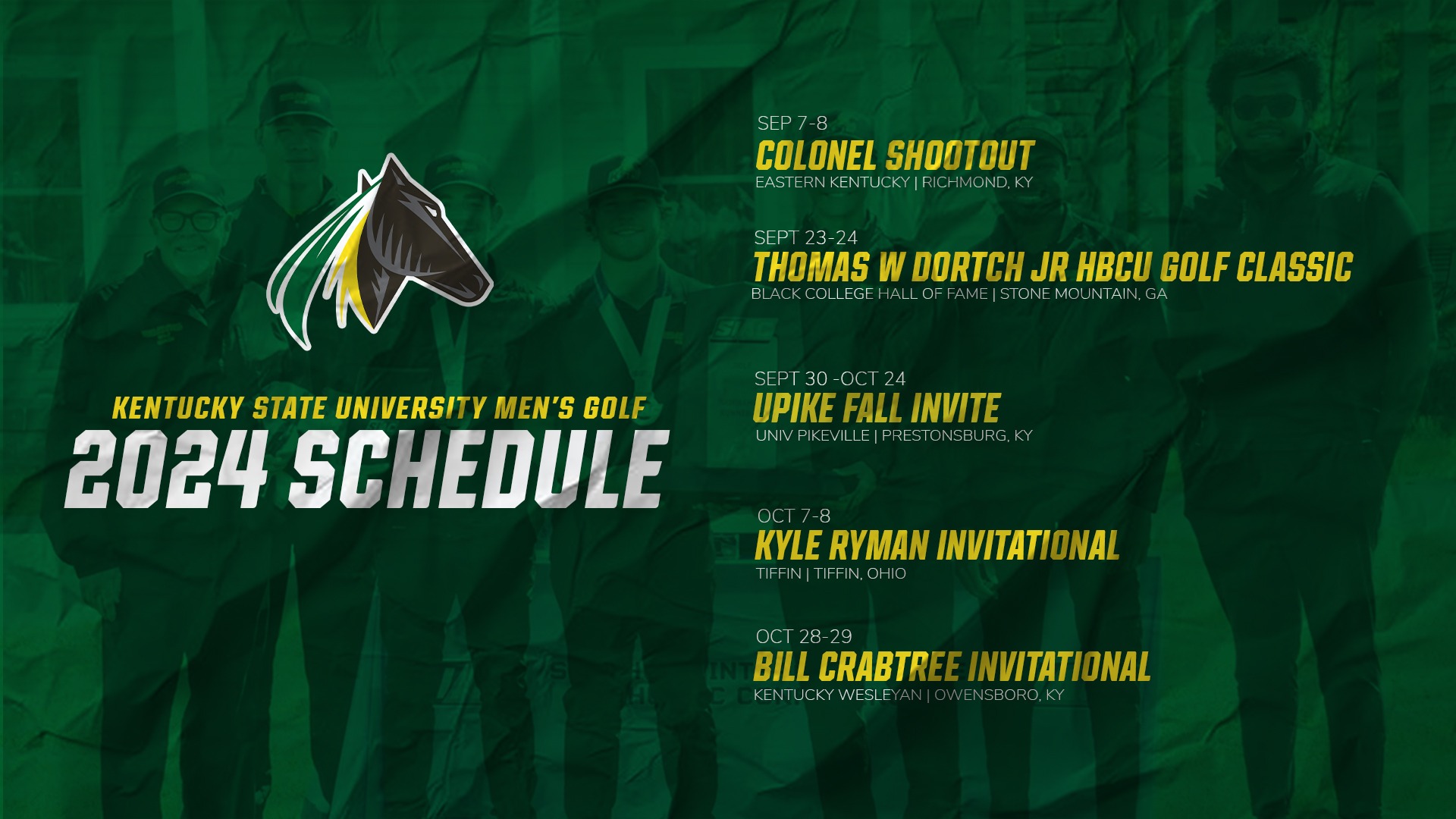 Men's Golf Signs International Standout Kentucky State University