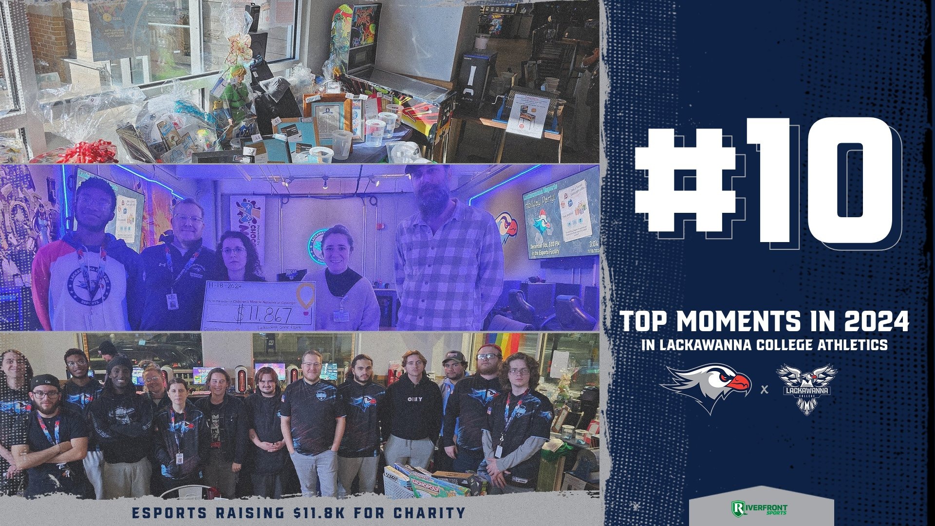 Lackawanna College Athletics Top Moments 2024 - #10 Esports Raises $11.8K For Charity