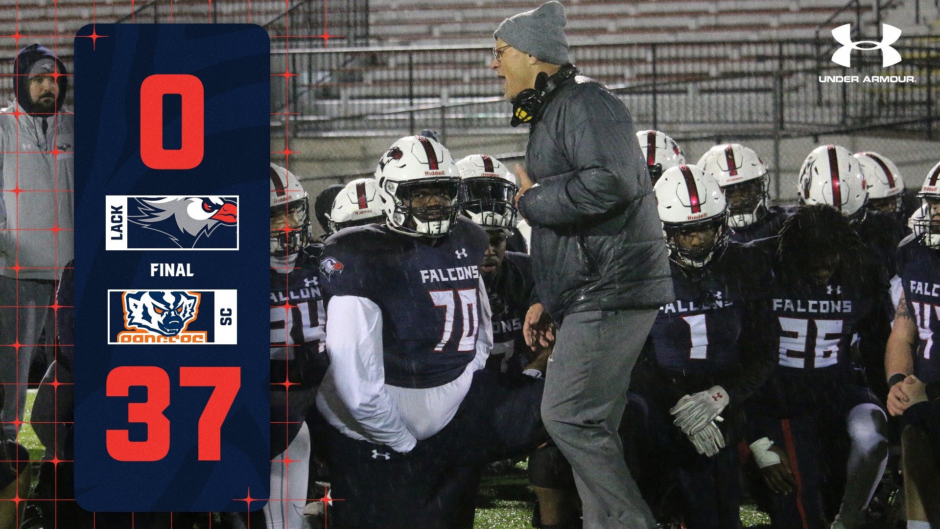 LC FB Final Score Graphic vs. Snow College 11-13-25 Landscape