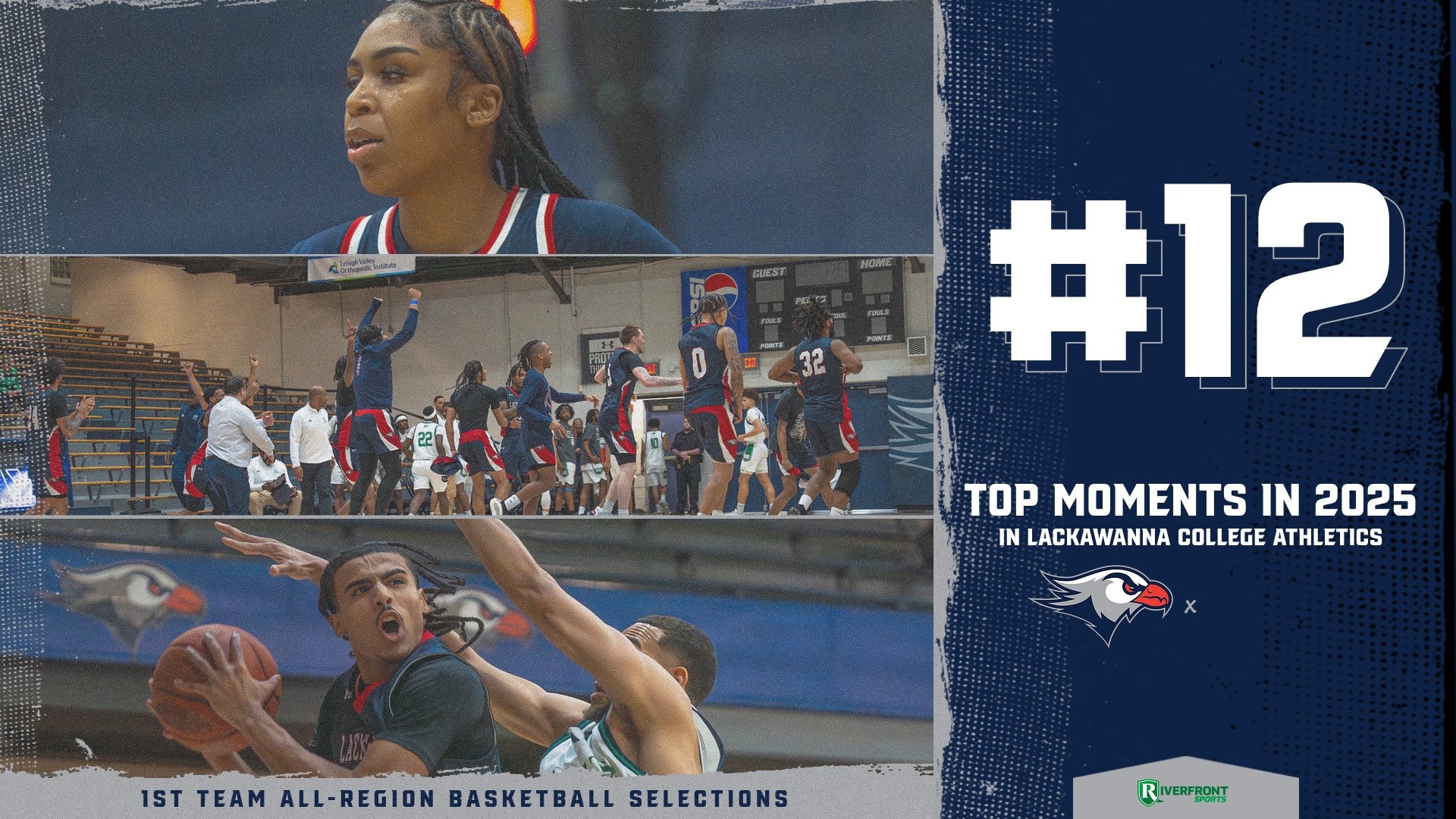 Lackawanna College Athletics Top Moments 2025 - #12 First-Team All-Region Basketball Selections
