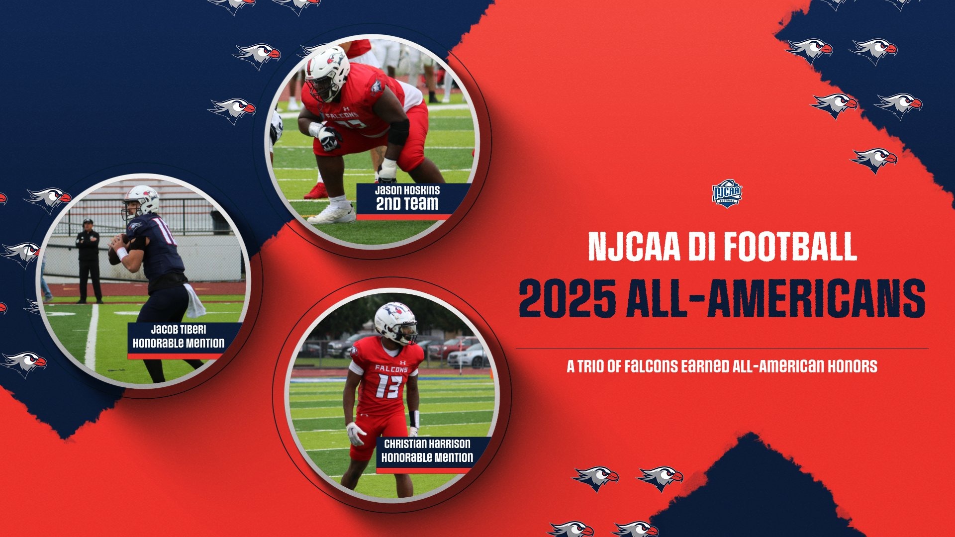 LC FB Trio Named All-Americans 2025 Landscape