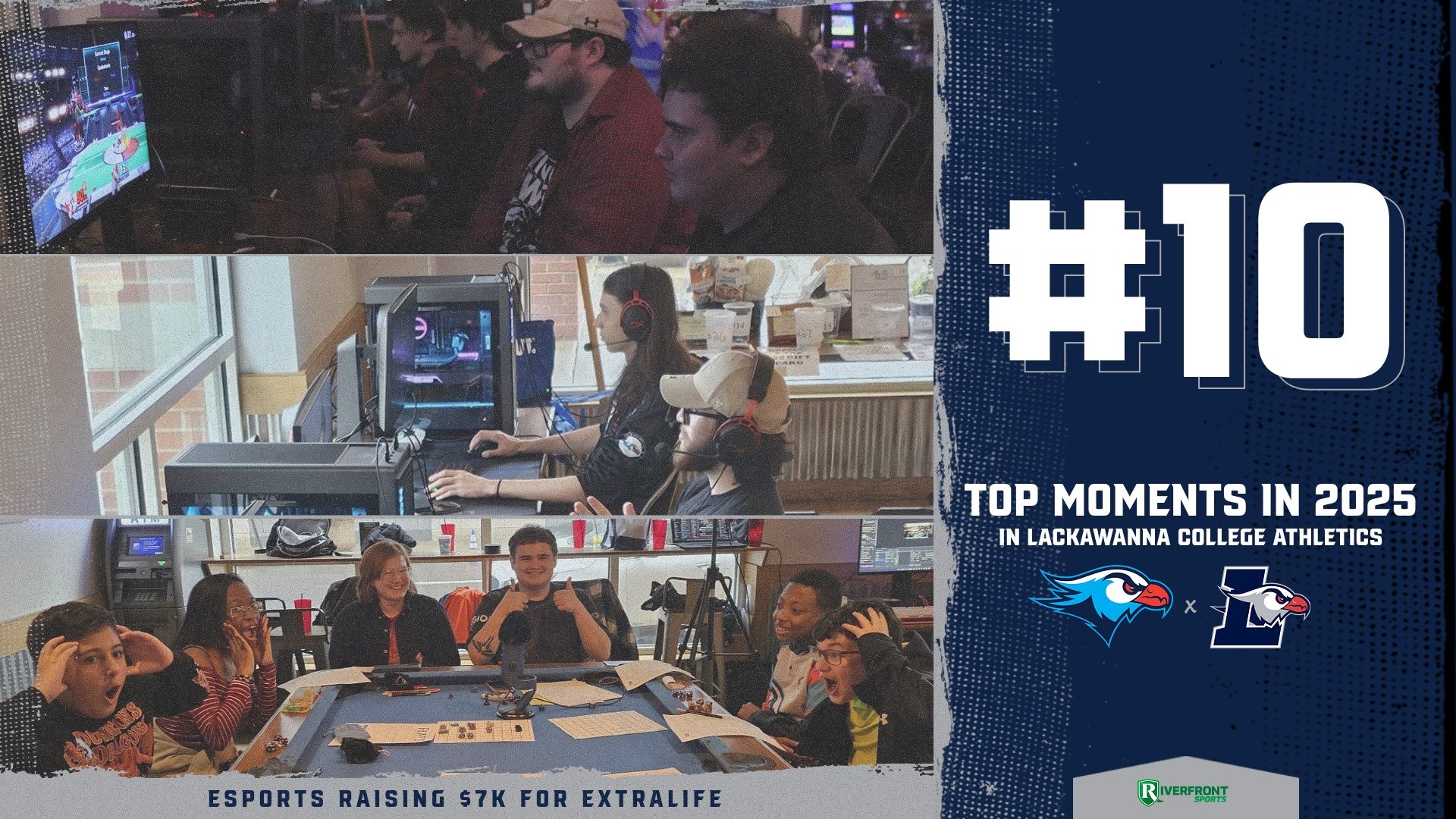 Lackawanna College Athletics Top Moments 2025 - #10 Esports Raises $7K For Charity