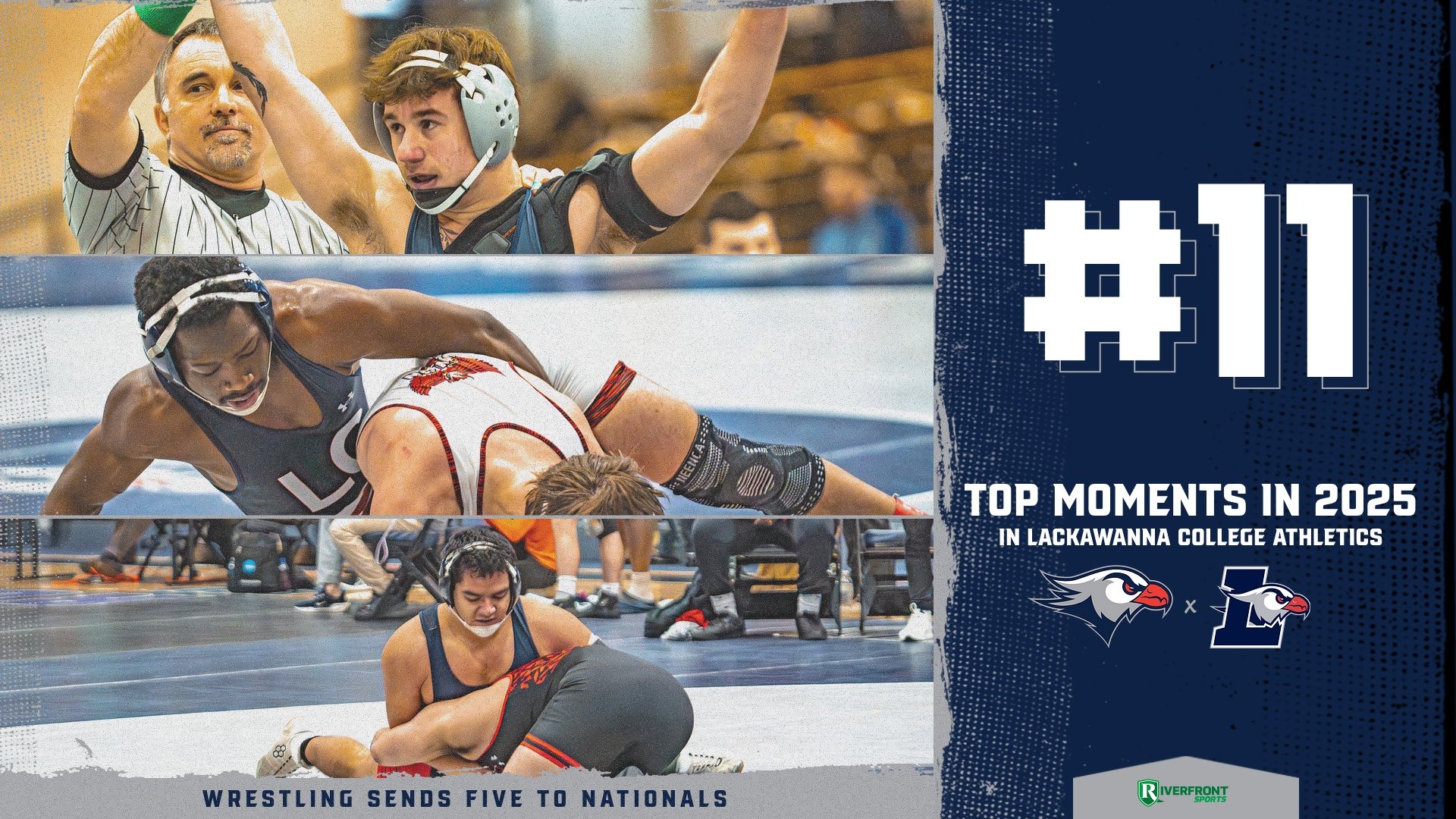 Lackawanna College Athletics Top Moments 2025 - #11 Wrestling Sends Five To National Tournament