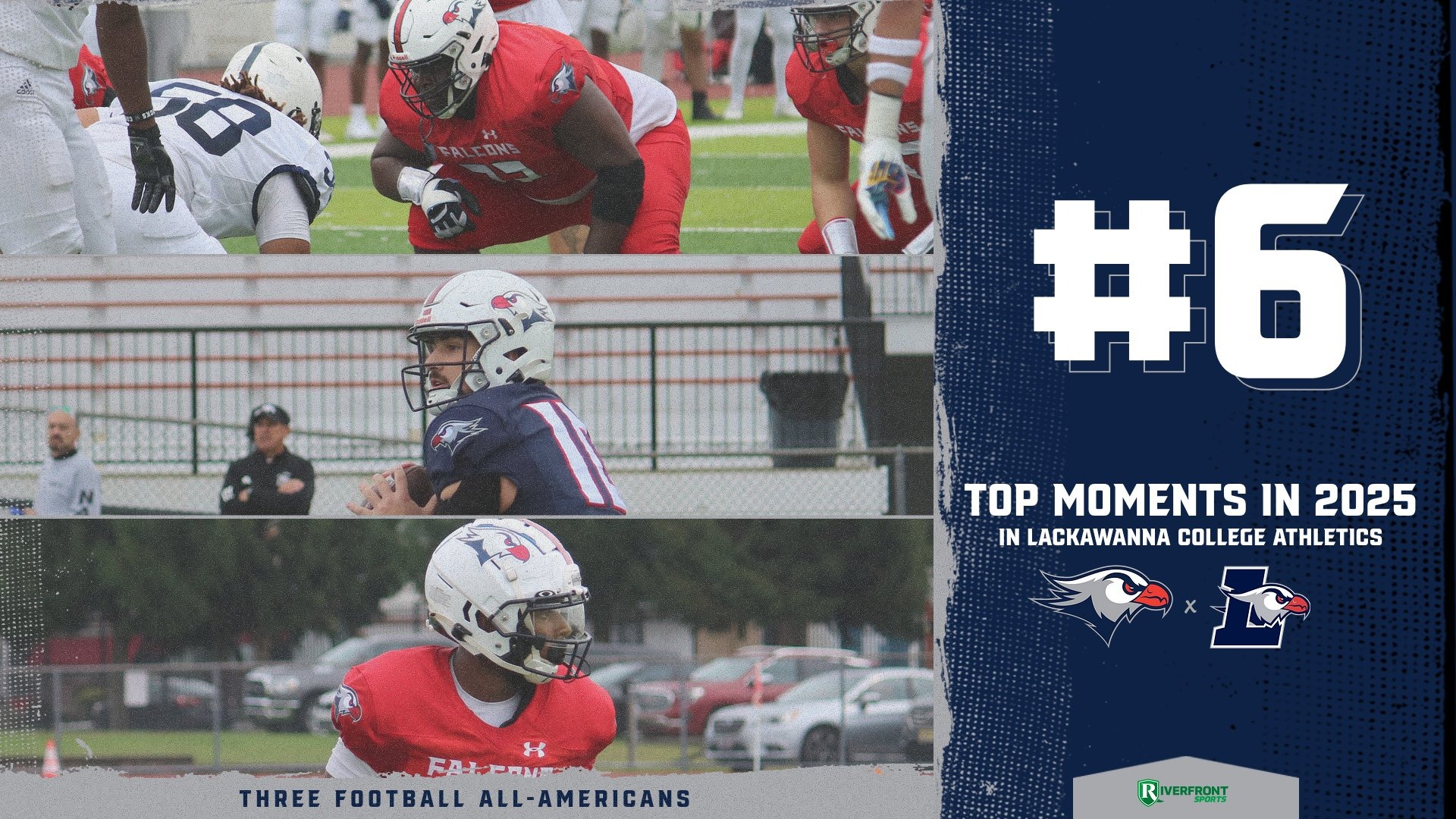 Lackawanna College Athletics Top Moments 2025 - #6 Three Football All-Americans