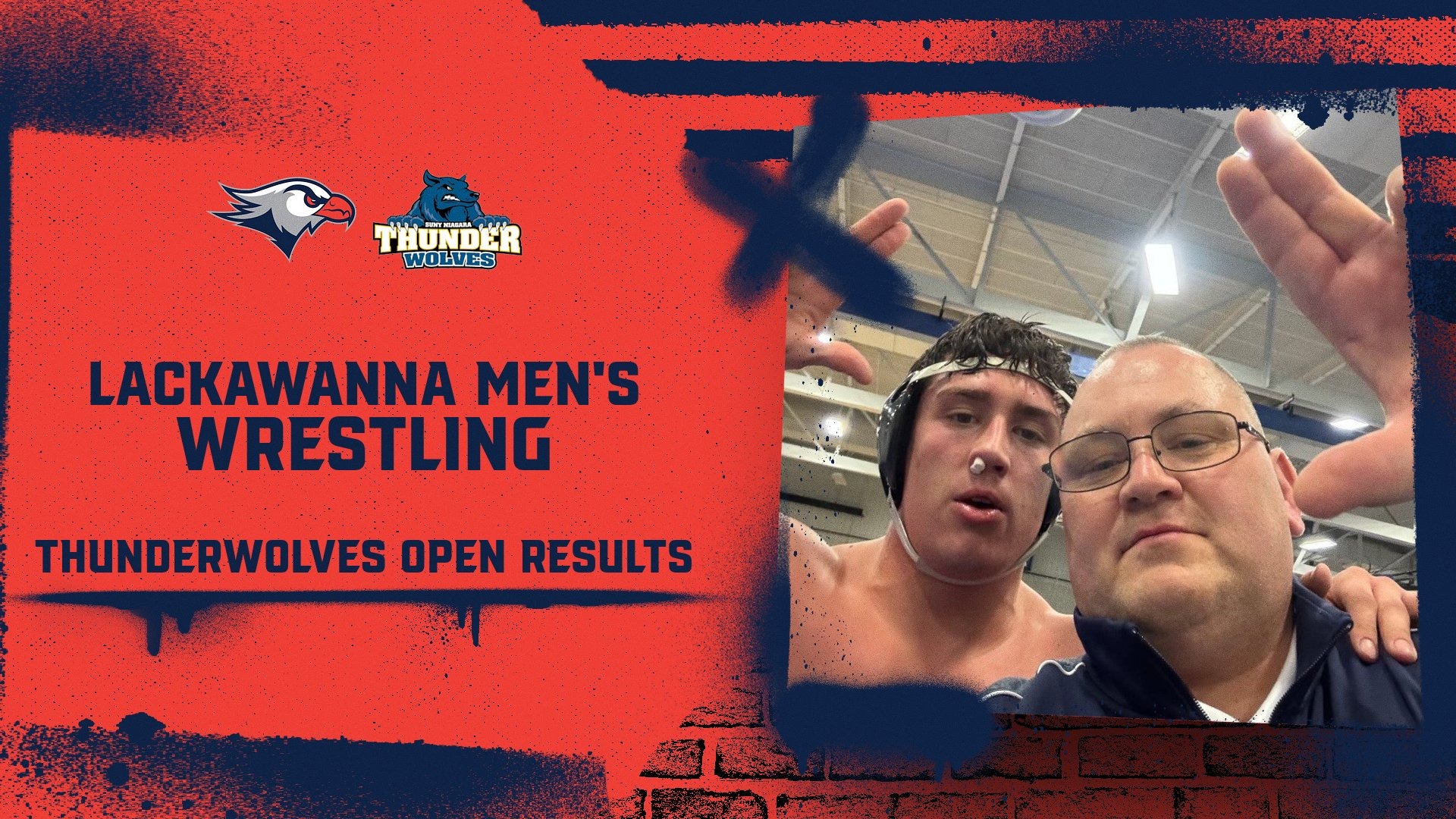 LC MWREST Final Score Graphic vs. SUNY Niagara 12-6-25 Landscape