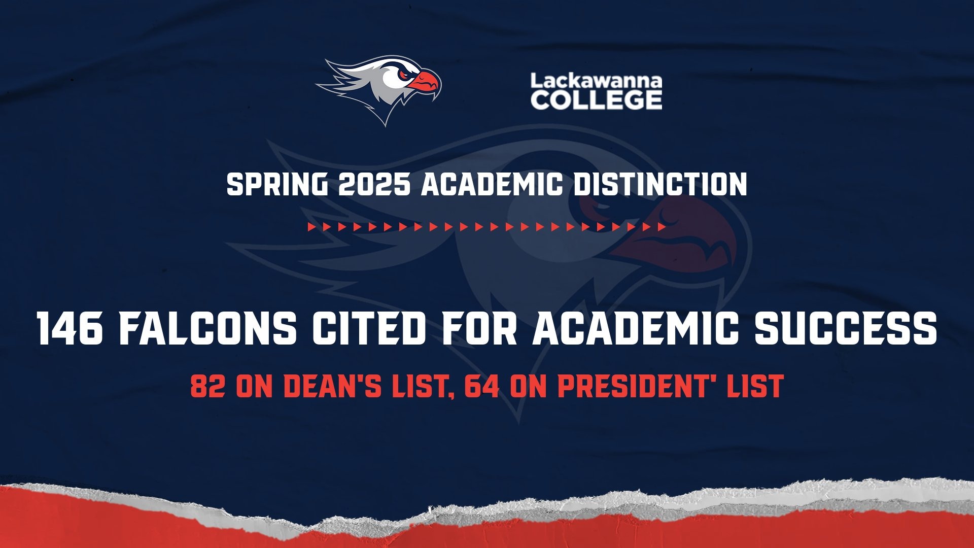 Academic Distinction Spring 2025 Graphic
