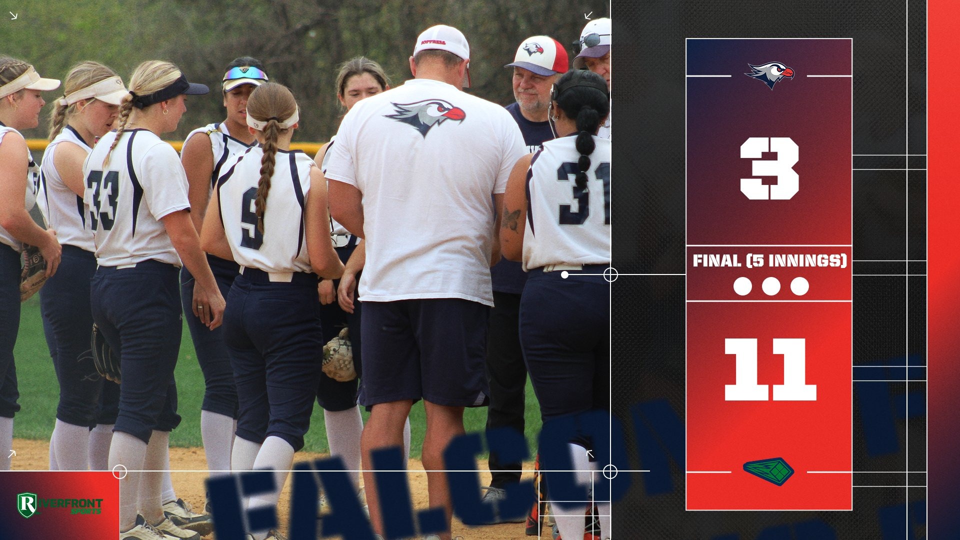 LC SB Final Score Graphic vs. Delaware Tech CC 5-3-25 Landscape