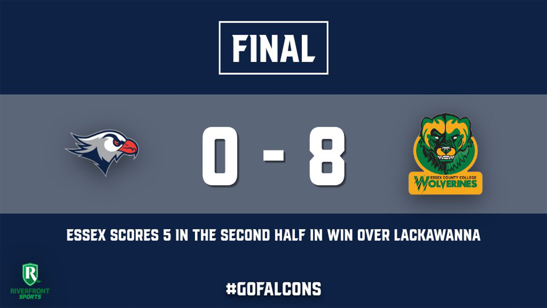 LC MSOC Final Score Graphic vs. Essex County College 9-27-25 Landscape