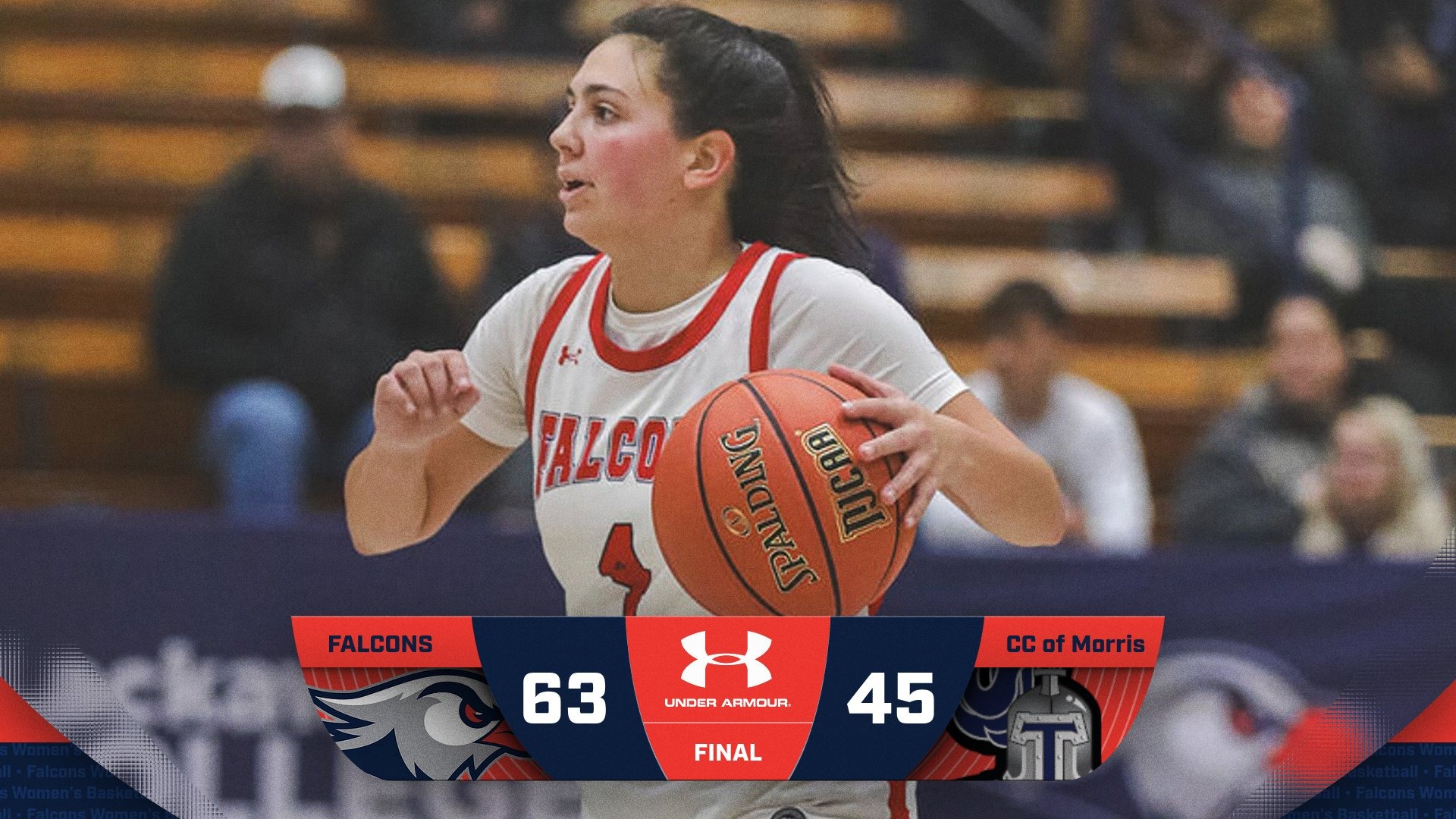 LC WBB Final Score Graphic vs. CC of Morris 1-20-25 Landscape