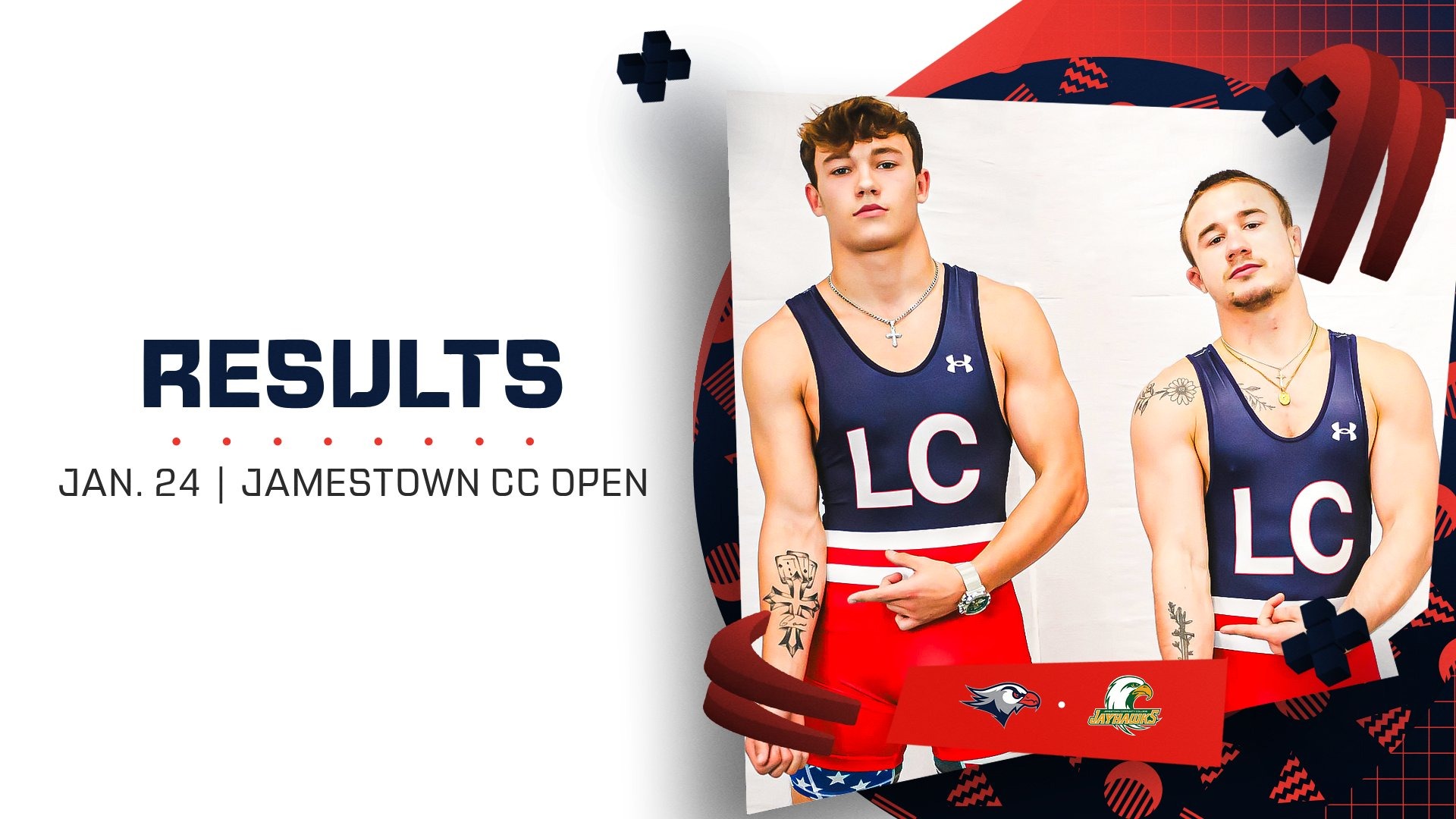 LC MWREST Final Score Graphic vs. Jamestown CC 1-24-26 Landscape