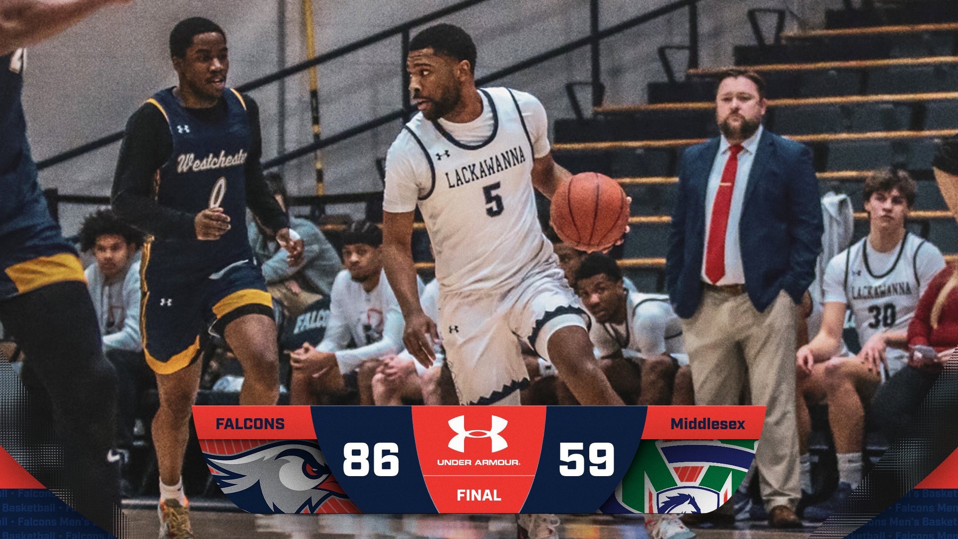 LC MBB Final Score Graphic vs Middlesex College 1-31-26 Landscape FINAL