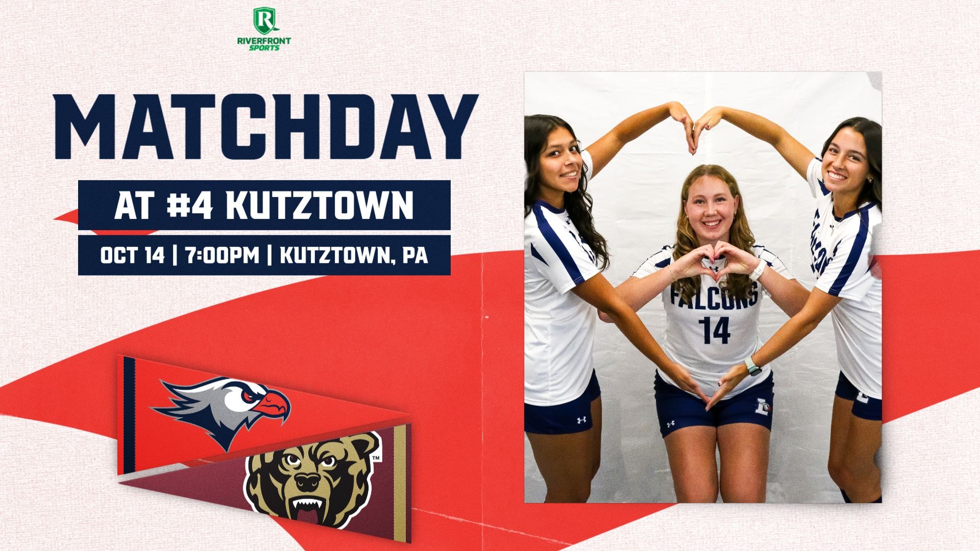 LC WSOC Gameday Graphic vs. Kutztown 10-14-26 Landscape