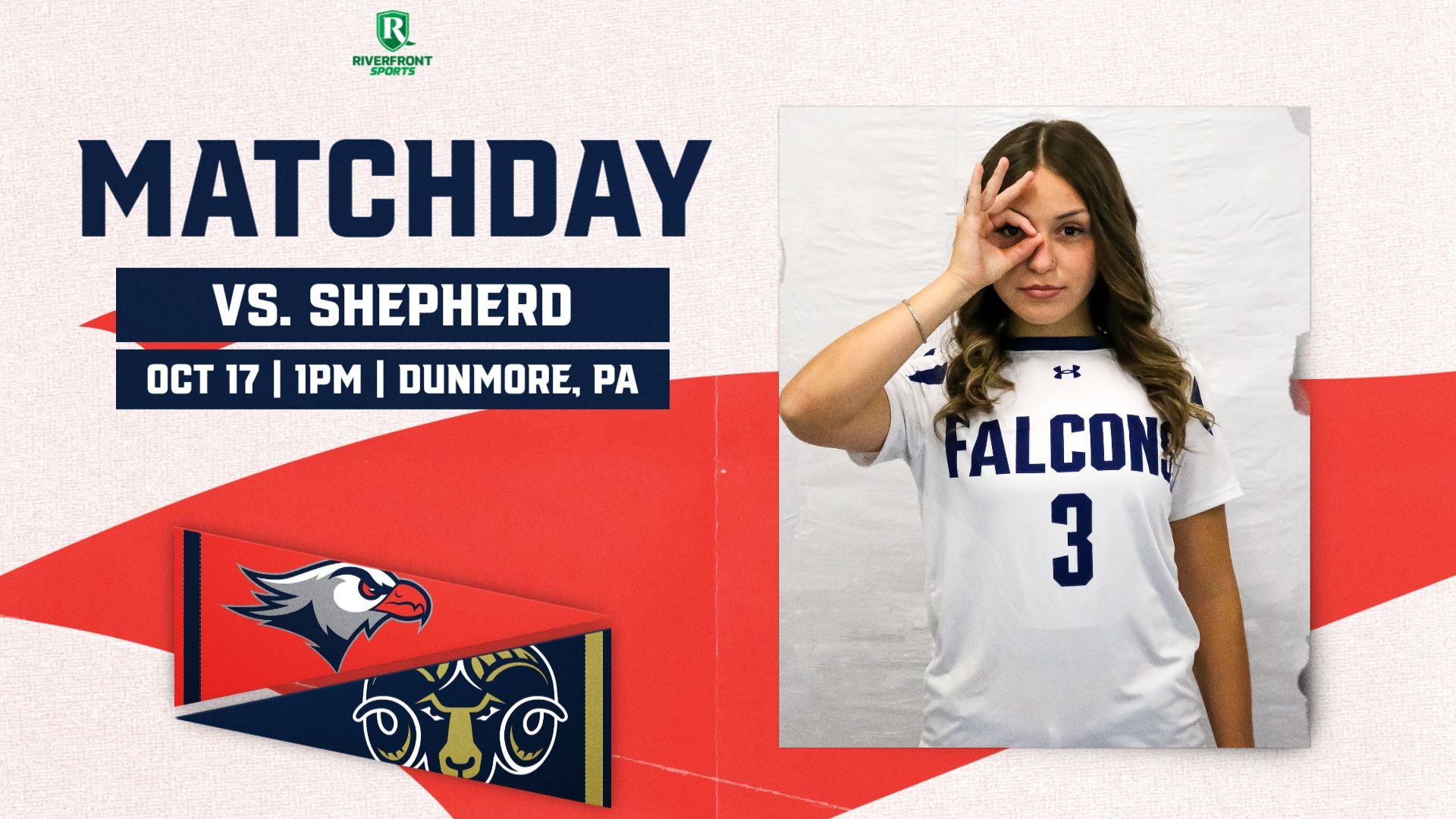 LC WSOC Gameday Graphic vs. Shepherd 10-17-26 Landscape