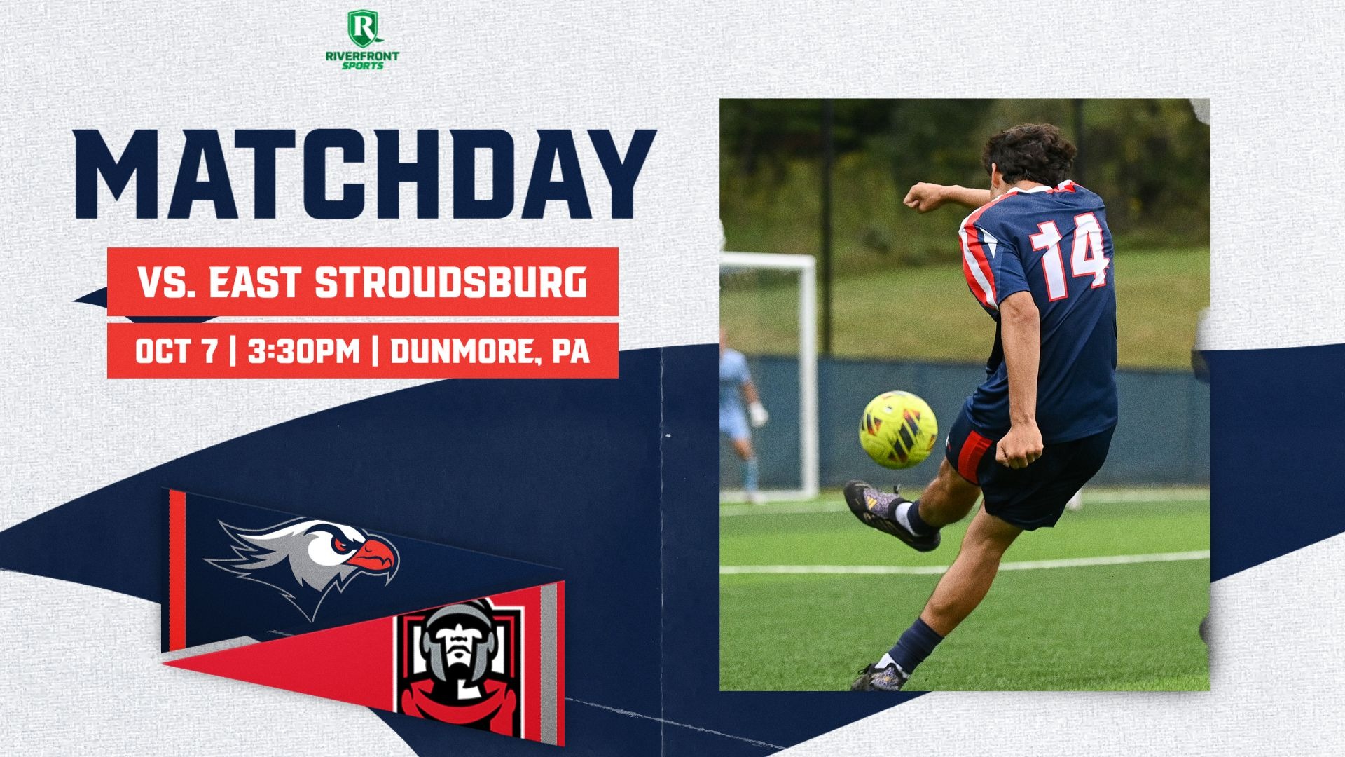 LC MSOC Gameday Graphic vs. East Stroudsburg 10-7-26 Landscape