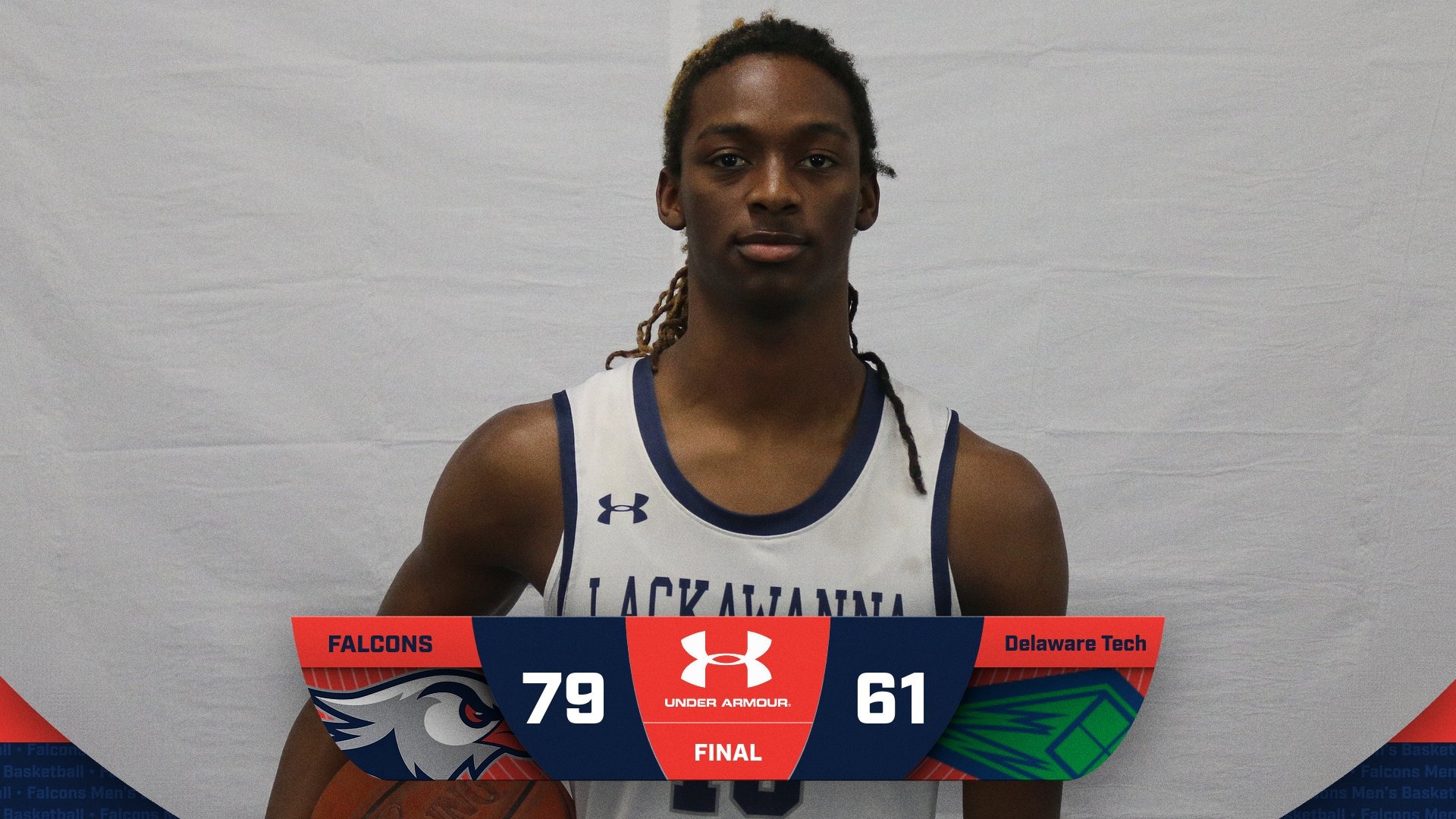 LC MBB Final Score Graphic vs. Delaware Tech 2-14-26 Landscape
