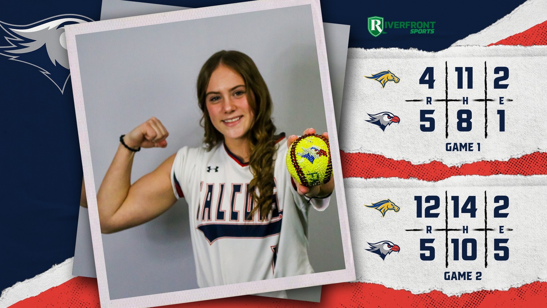 LC SB Final Score Graphic vs. Monroe University 3-8-26 Landscape