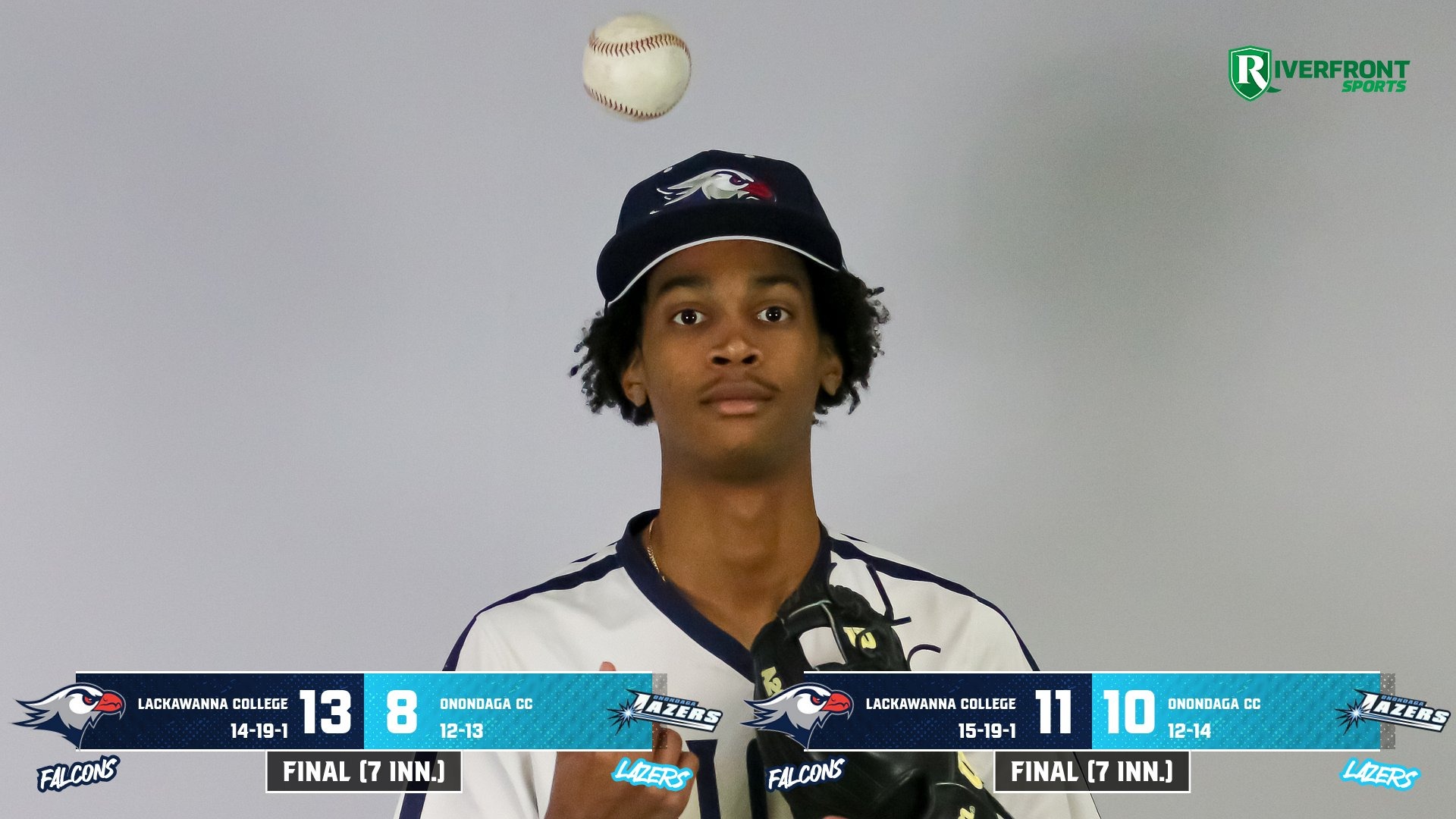 LC BASE Final Score Graphic vs. SUNY Onondaga 4-12-26 Landscape