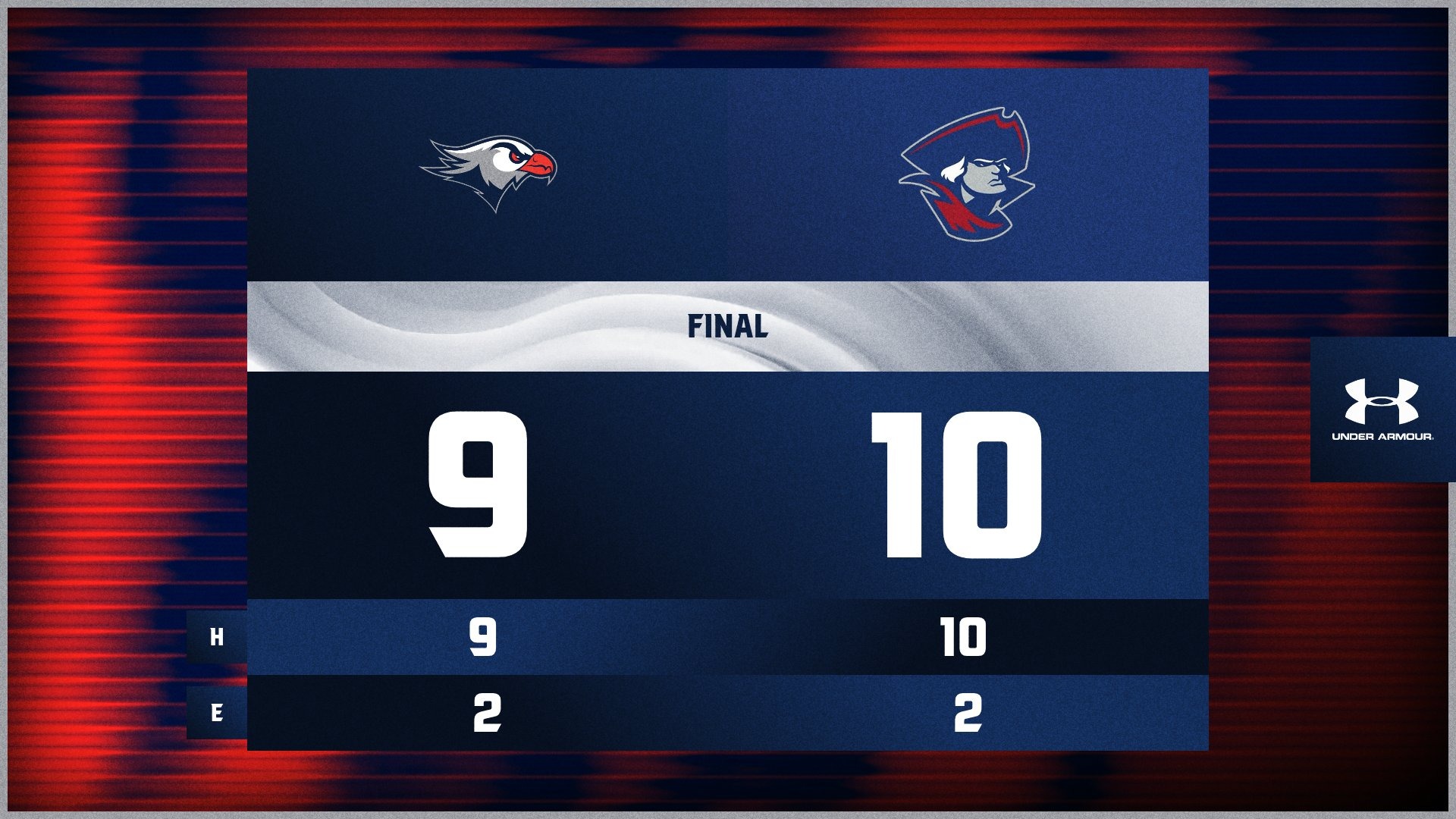 LC BASE Final Score Graphic vs. Brookdale CC 4-26-26 Landscape