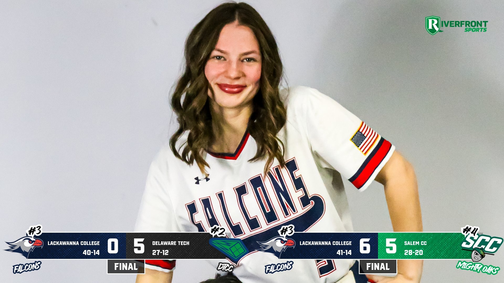 LC SB Final Score Graphic vs. Delaware Tech and Salem 5-1-26 Landscape