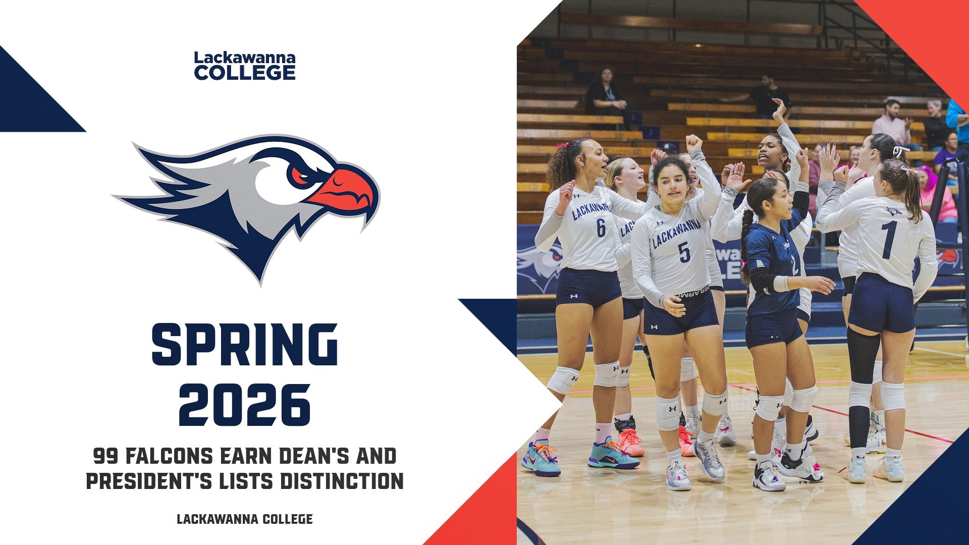 LC Athletics Dean's And President's Lists Spring 2026 Landscape