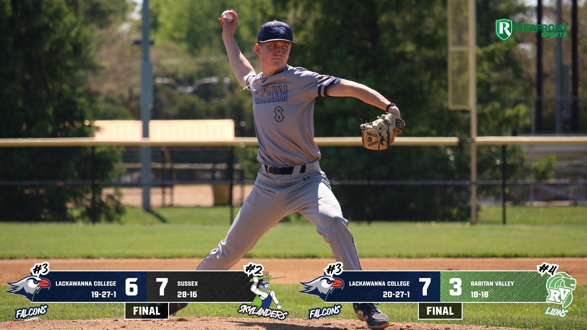 LC BASE Final Score Graphic vs. Sussex and Raritan Valley 5-7-26 Landscape