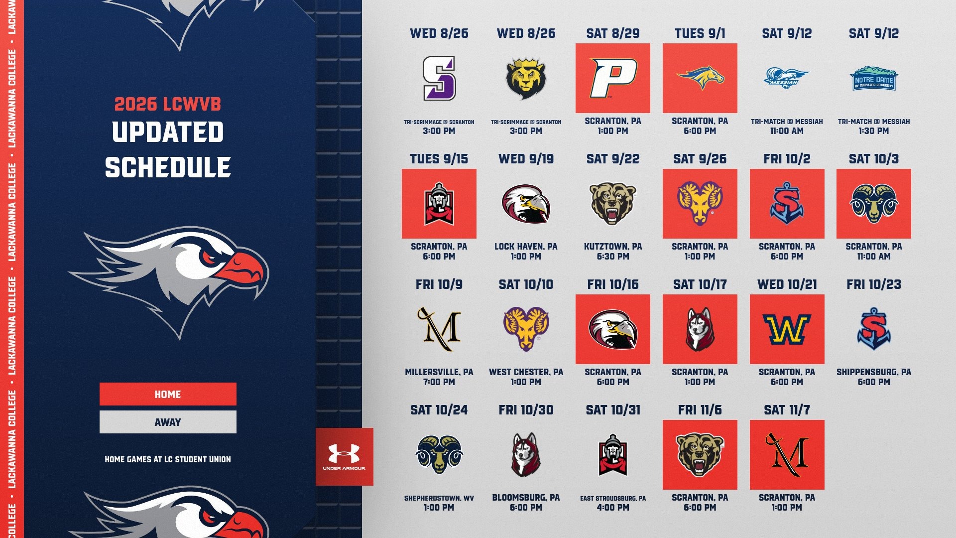 LC WVB 2026 Schedule 8-25-26 Landscape