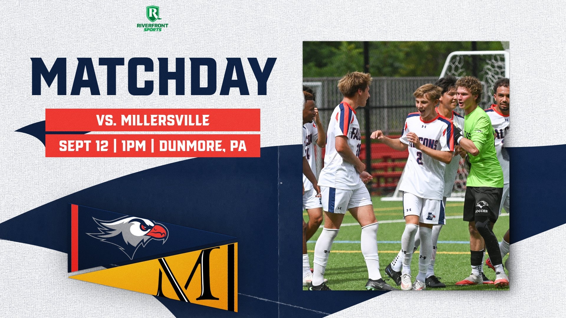 LC MSOC Gameday Graphic vs. Millersville 9-12-26 Landscape