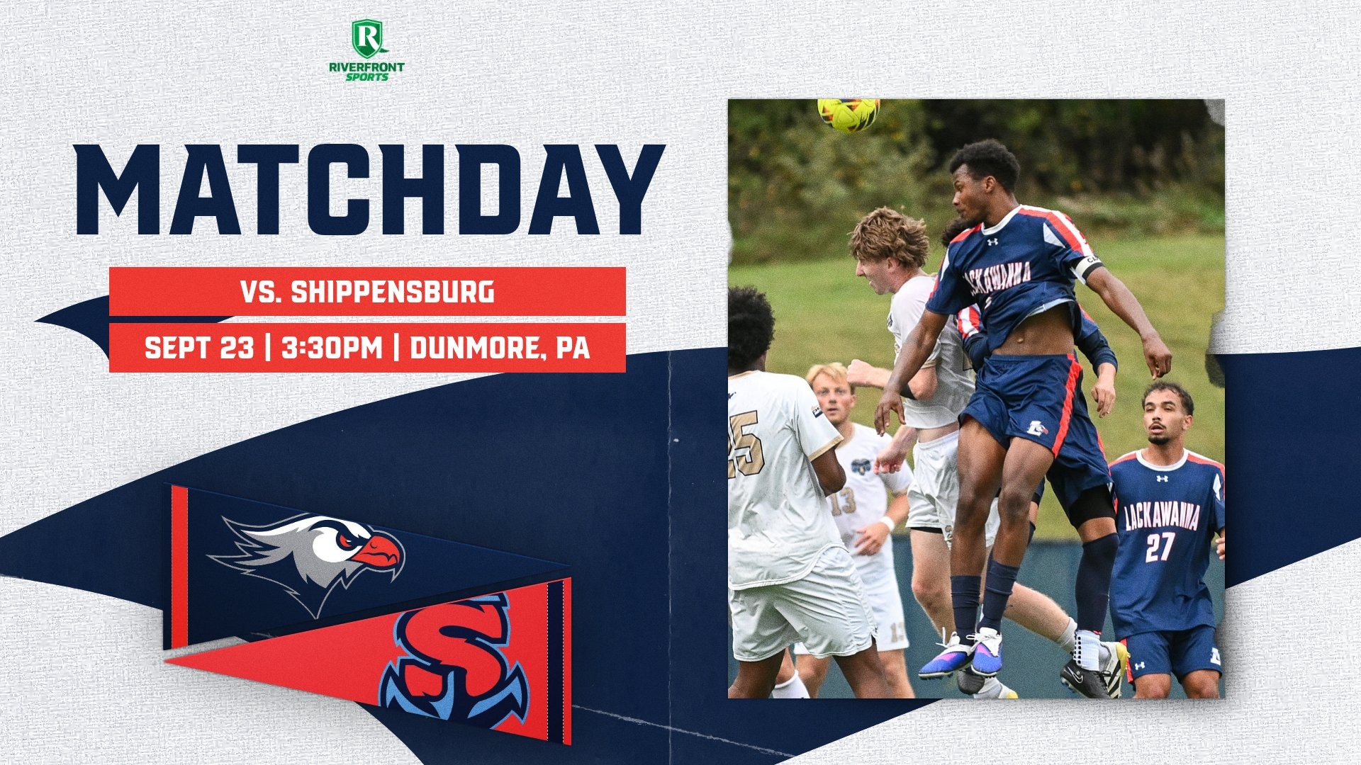 LC MSOC Gameday Graphic vs. Shippensburg 9-23-26 Landscape