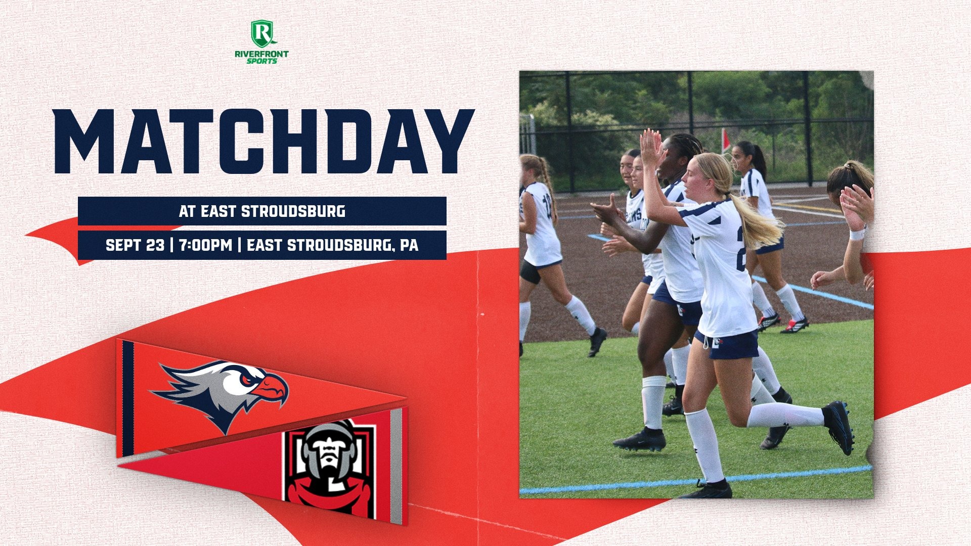 LC WSOC Gameday Graphic vs. East Stroudsburg 9-23-26 Landscape