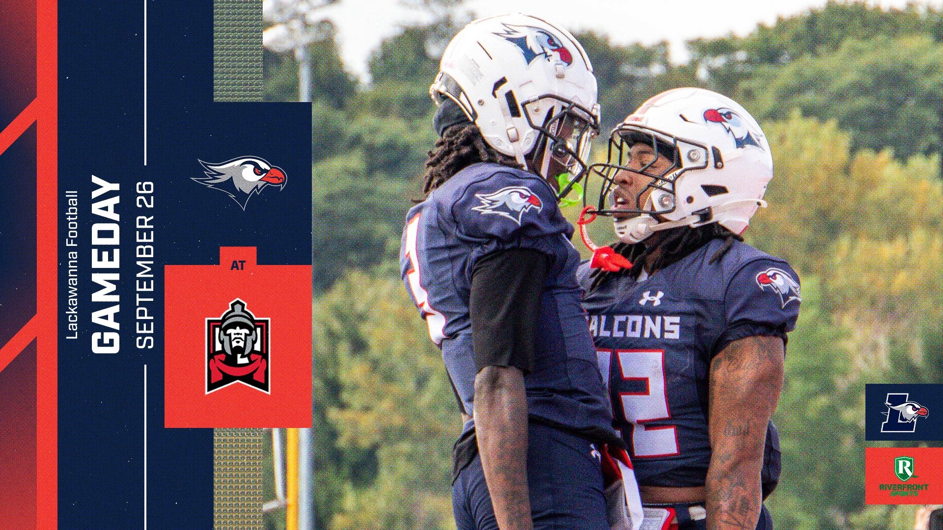LC FB Gameday Graphic vs. East Stroudsburg 9-26-26 Landscape