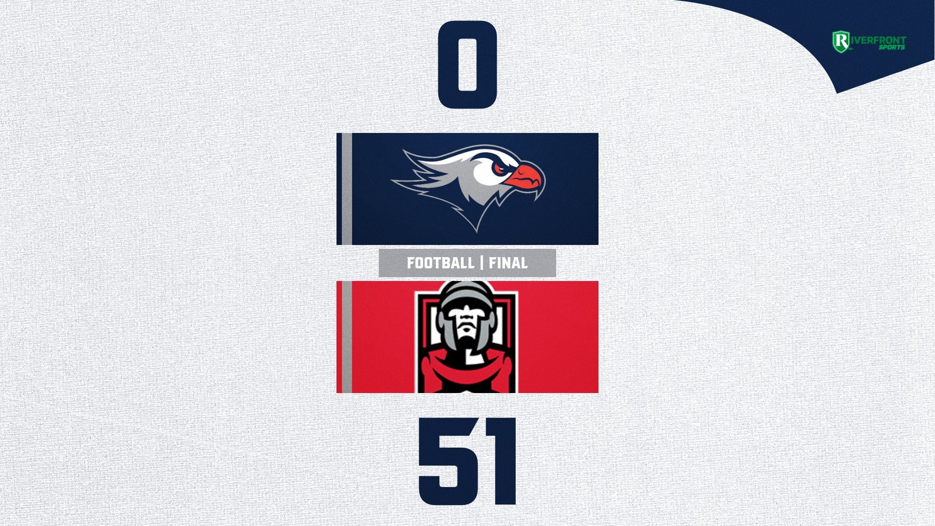 LC FB Final Score Graphic vs. East Stroudsburg 9-26-26 Landscape