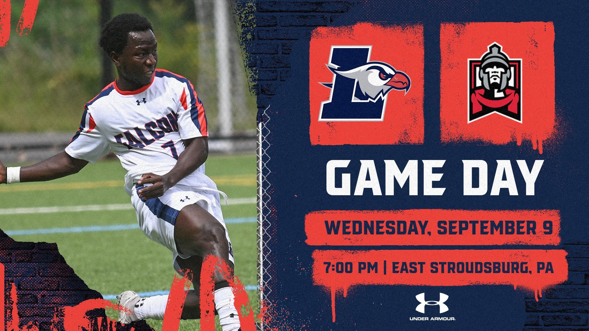 LC MSOC Gameday Graphic vs. East Stroudsburg 9-9-26 Landscape