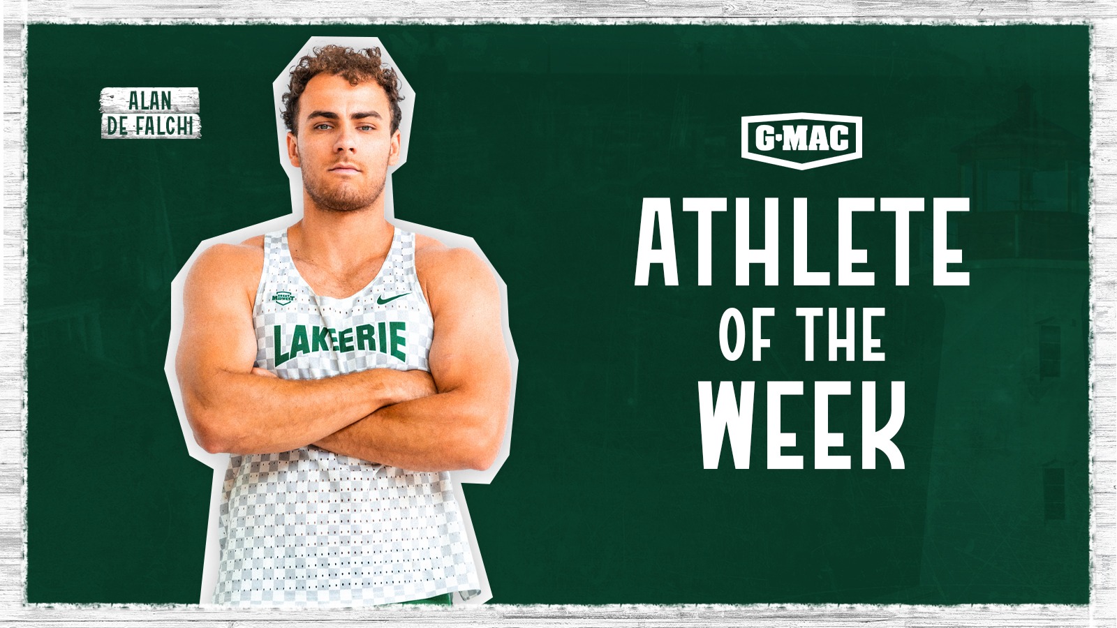 Alan de Falchi G-MAC Athlete of the Week - March 23rd